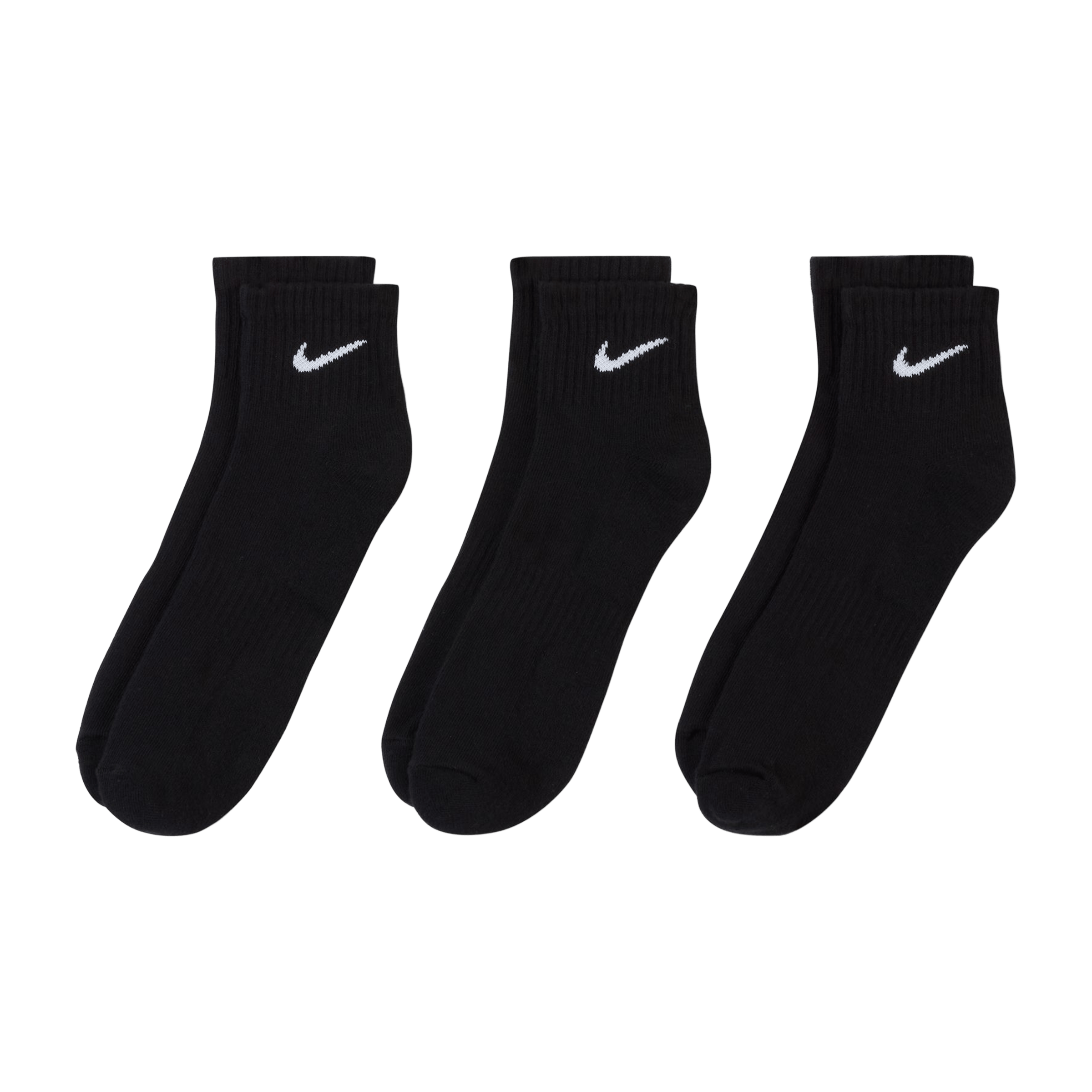 Kids Nike Everyday Cushioned Training (3pk) Ankle Socks