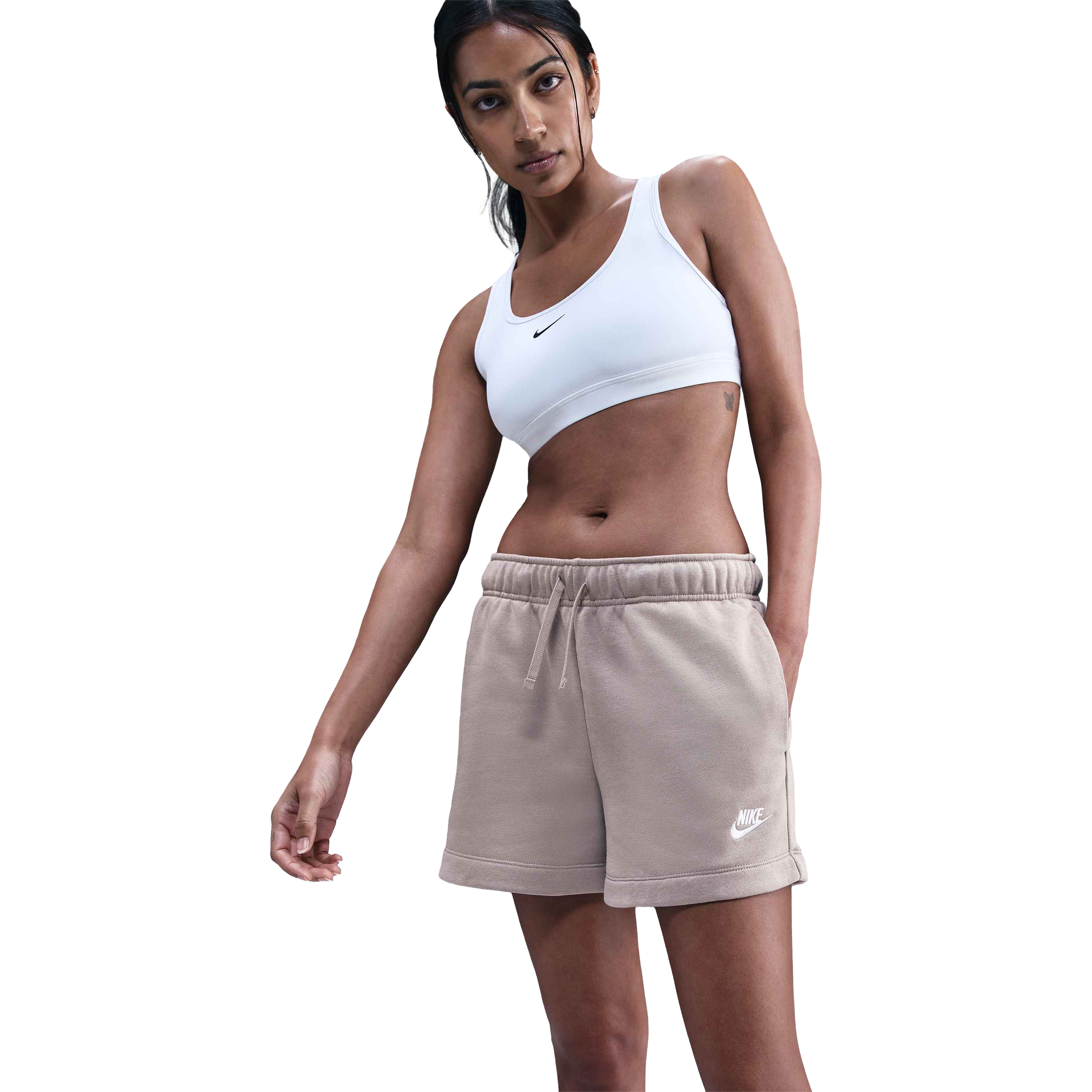 Nike Mid-Rise Fleece Shorts