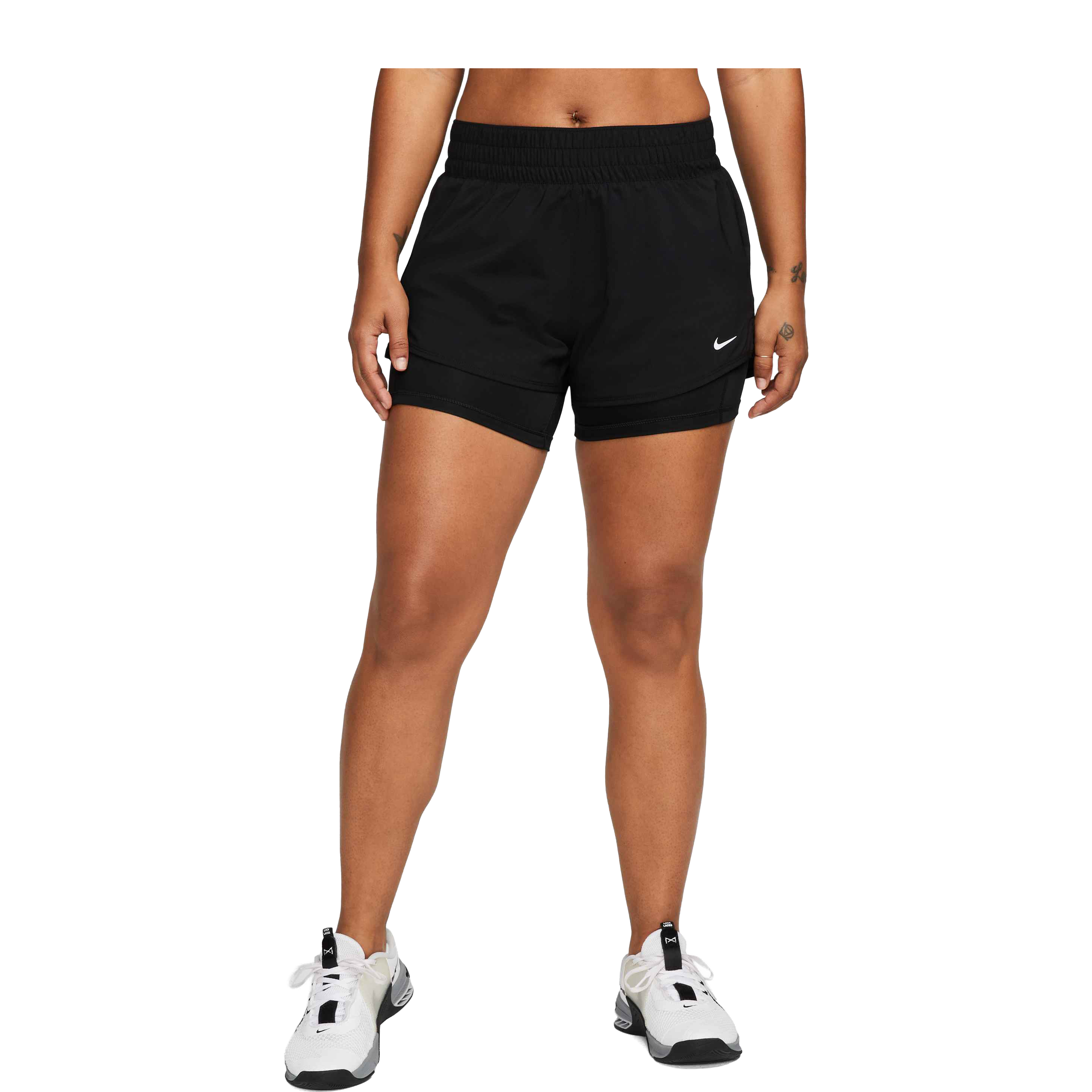 Nike One Dri-FIT Mid-Rise (3") 2-in-1 Shorts