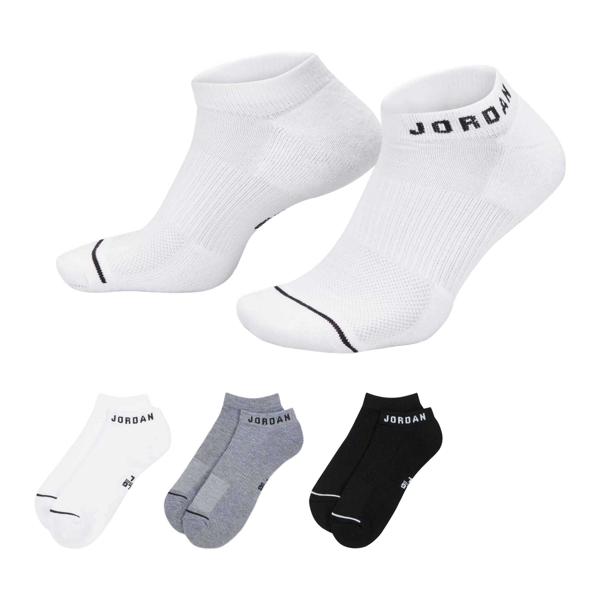 Nike Jordan Everday (3pk) No Show Socks