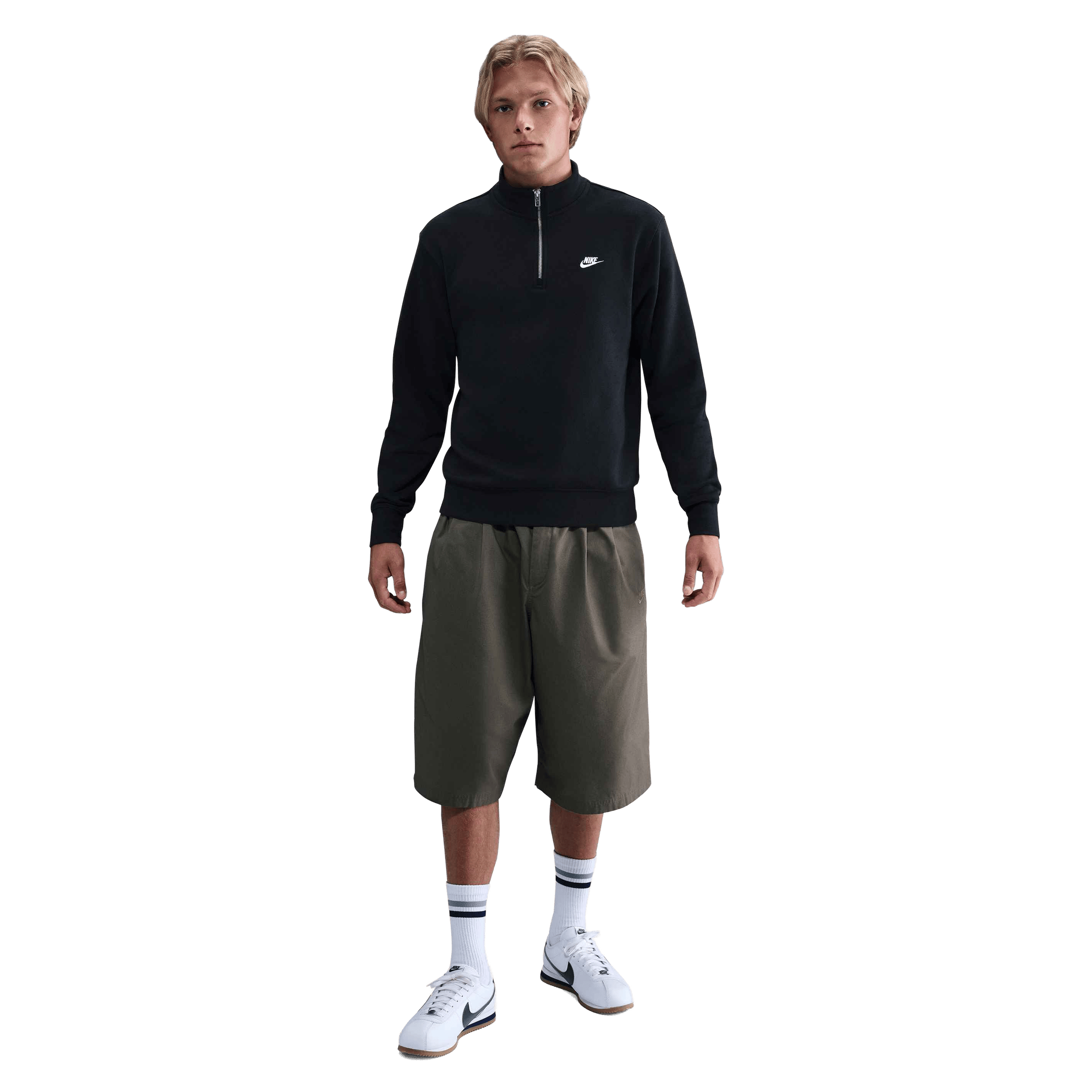 Mens Nike Quarter-Zip Fleece Top