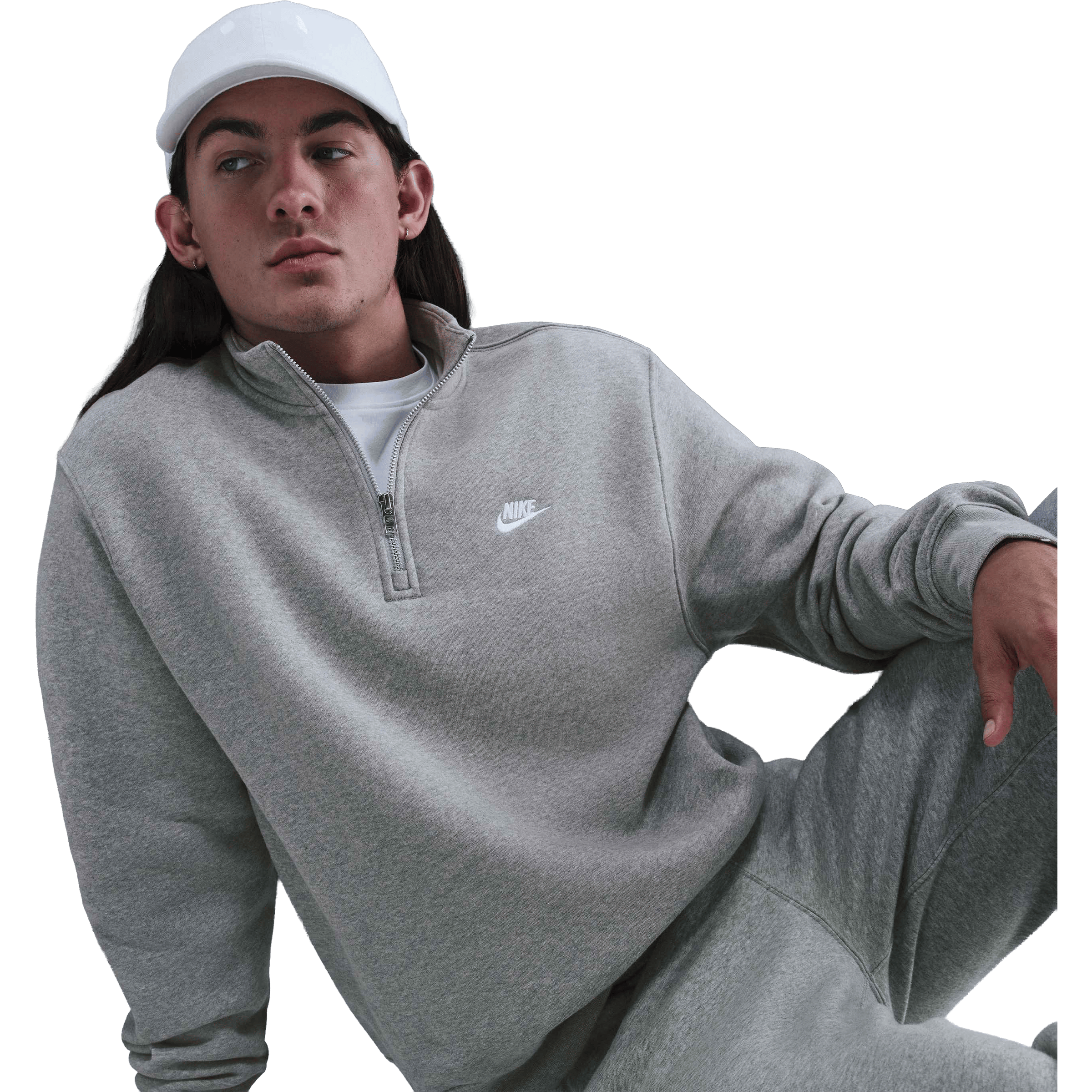 Mens Nike Quarter-Zip Fleece Top