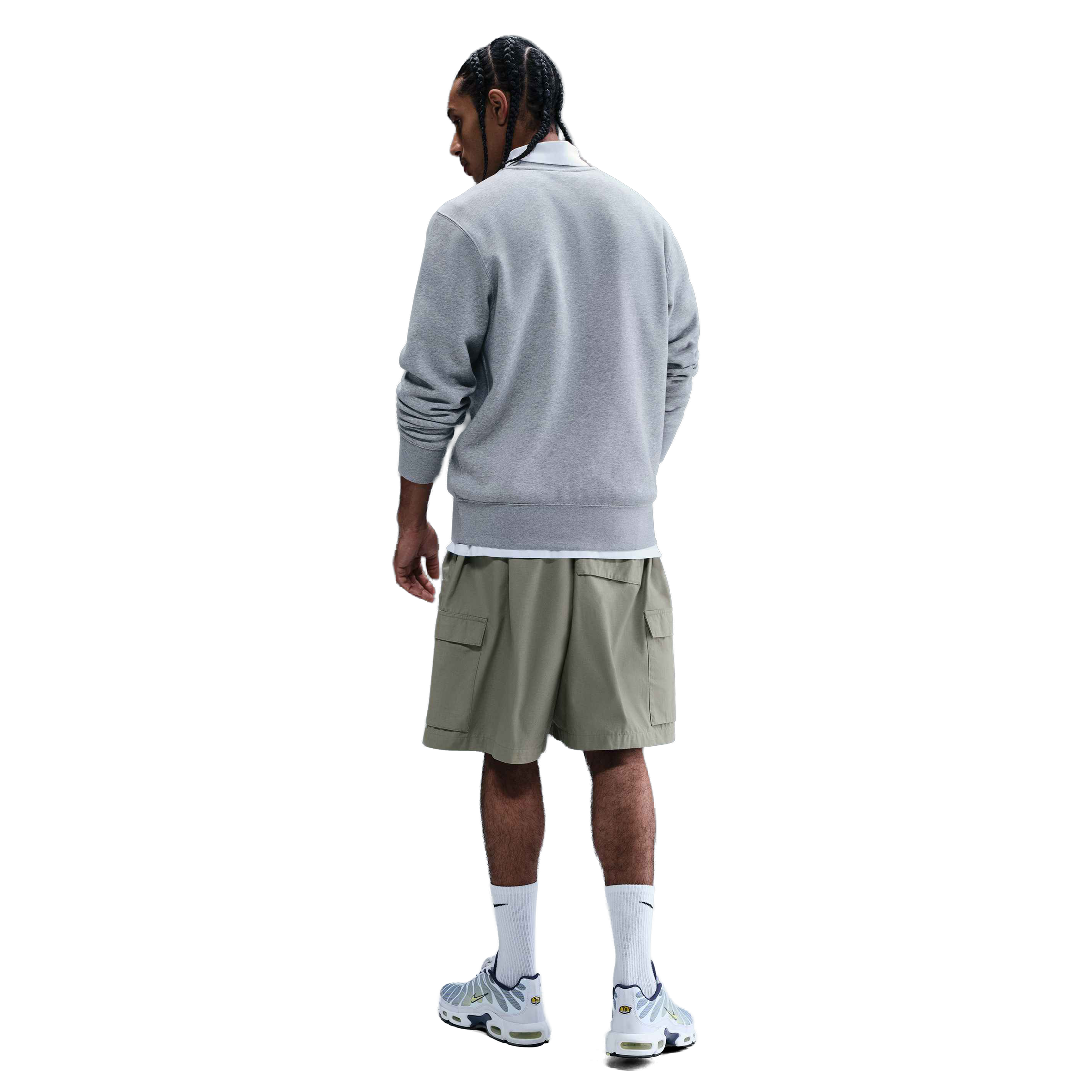 Nike Sportswear Club  Graphic Fleece Crew-Neck Top