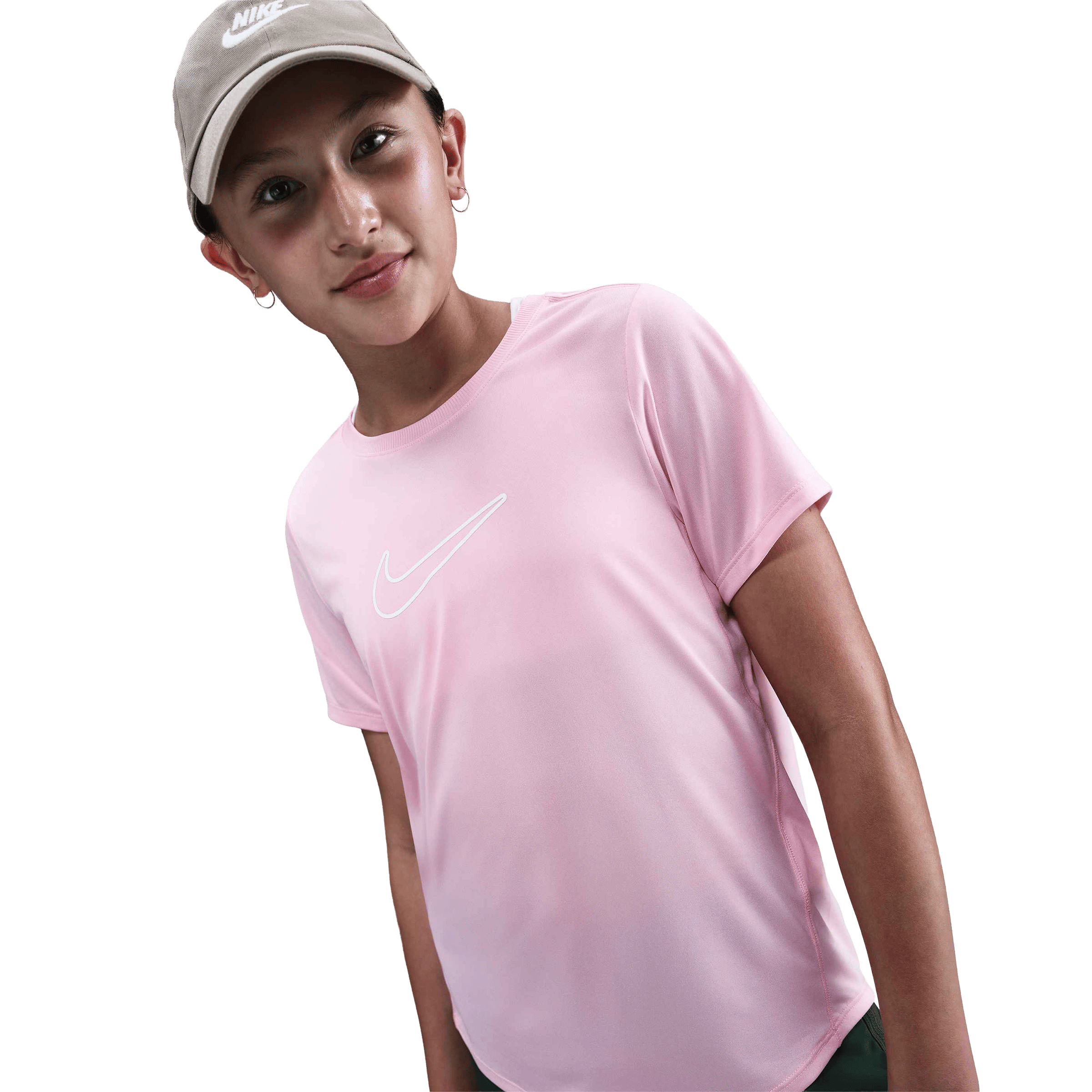 Kids Nike One Fitted Dri-FIT Tee