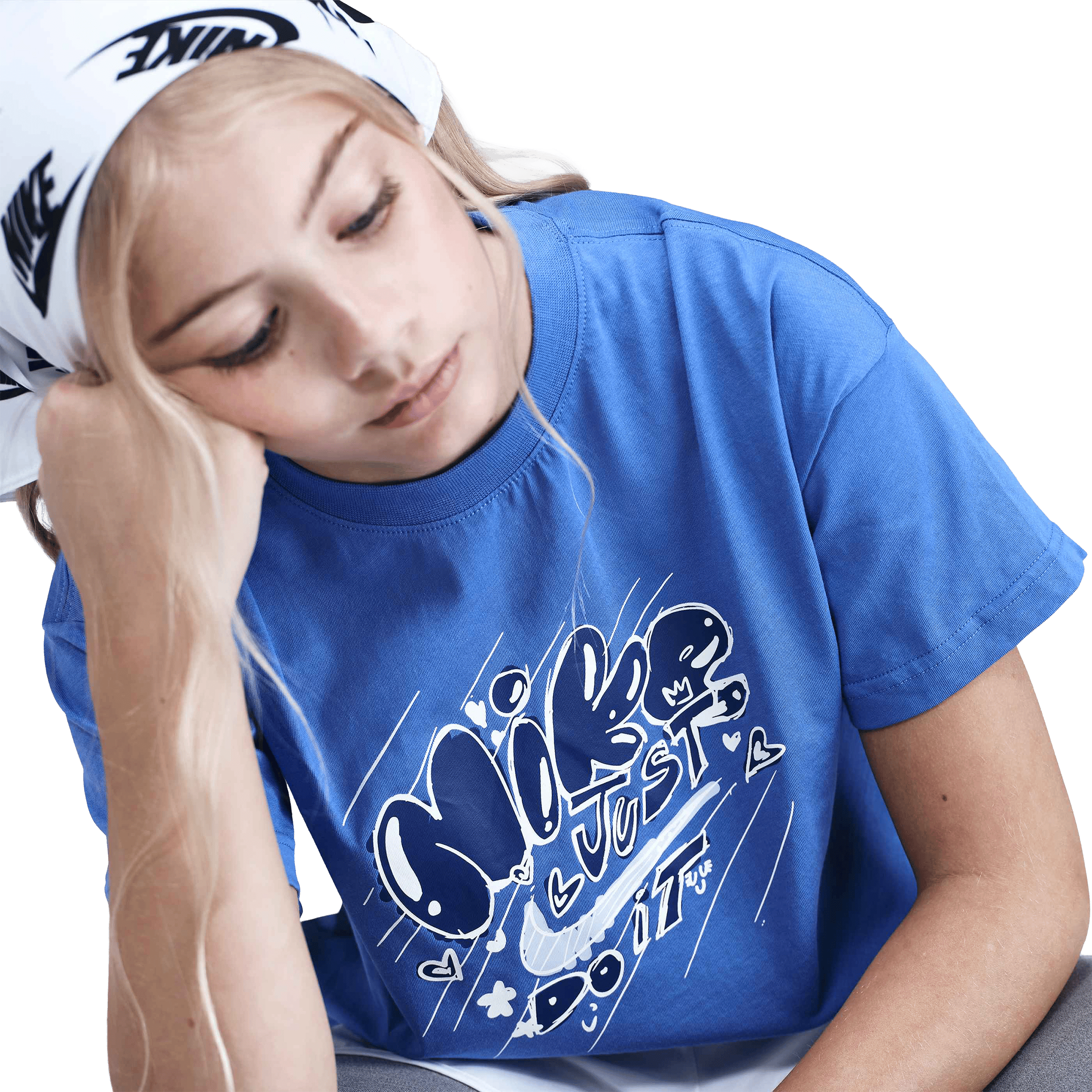 Kids Nike Sportswear Essentials Doodle Graphic Tee