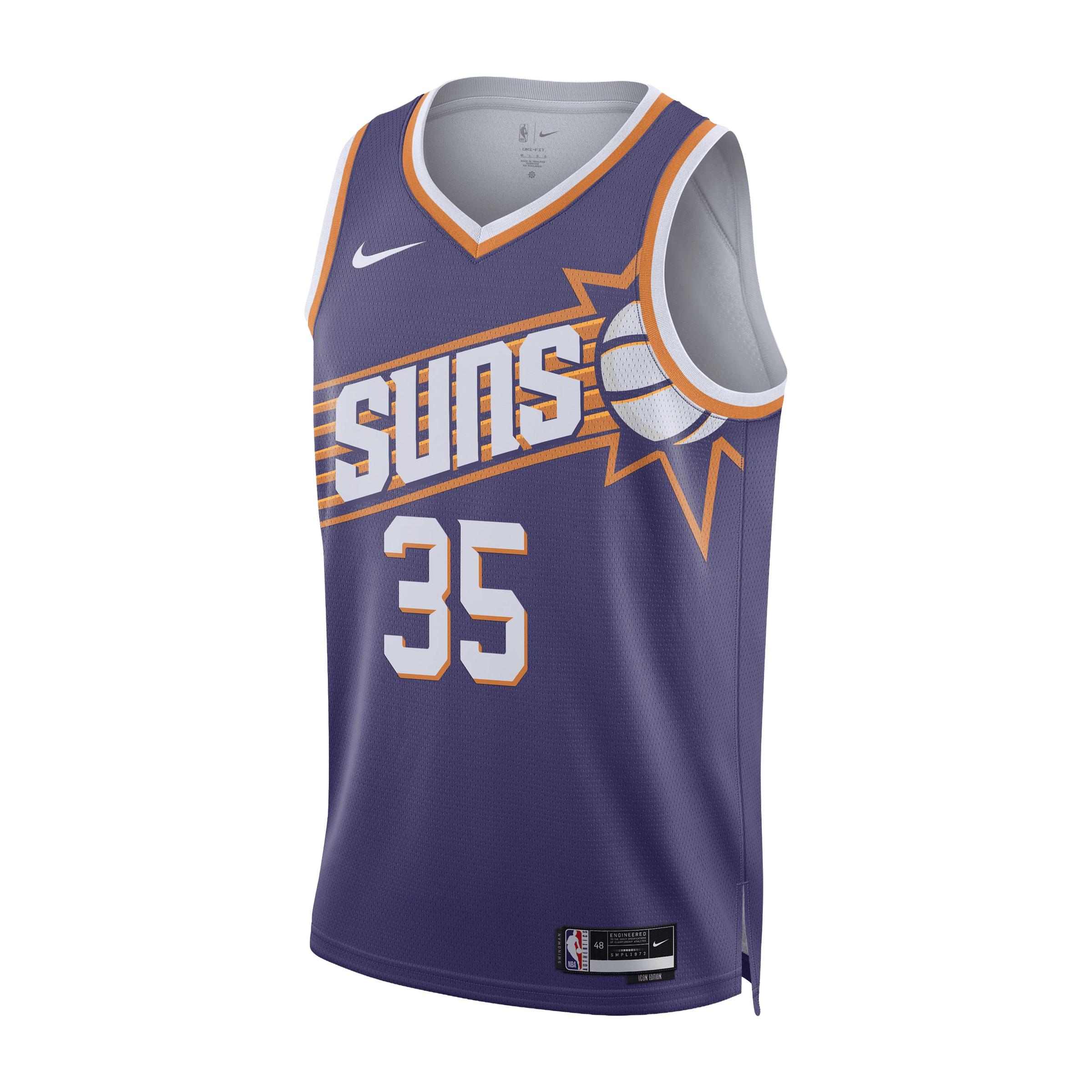 Nike Mens Phoenix Suns Icon Edition 23 NBA Basketball Jersey New