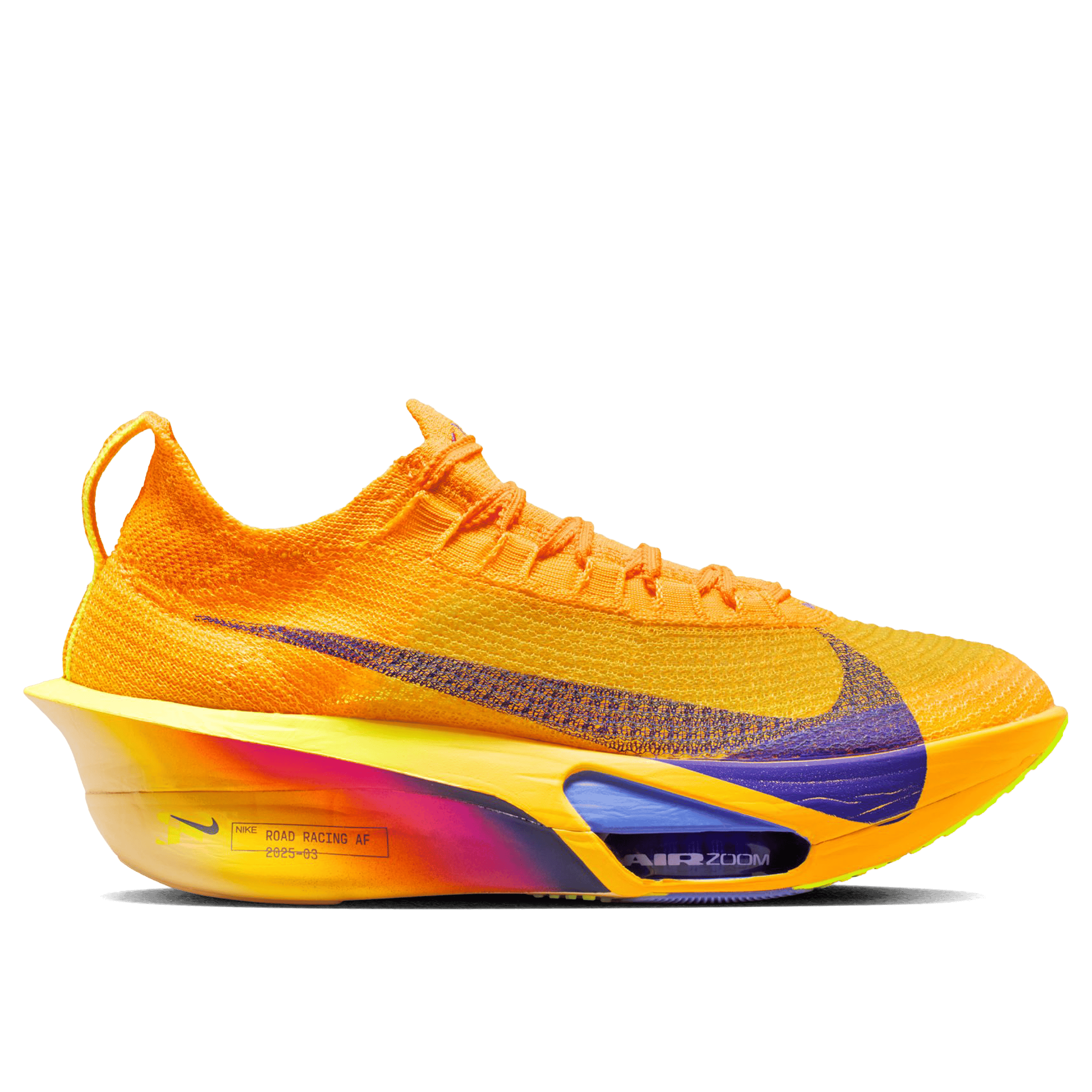 Nike Womens Alphafly 3 Road Racing Shoes Laser Orange/Indigo Burst ...
