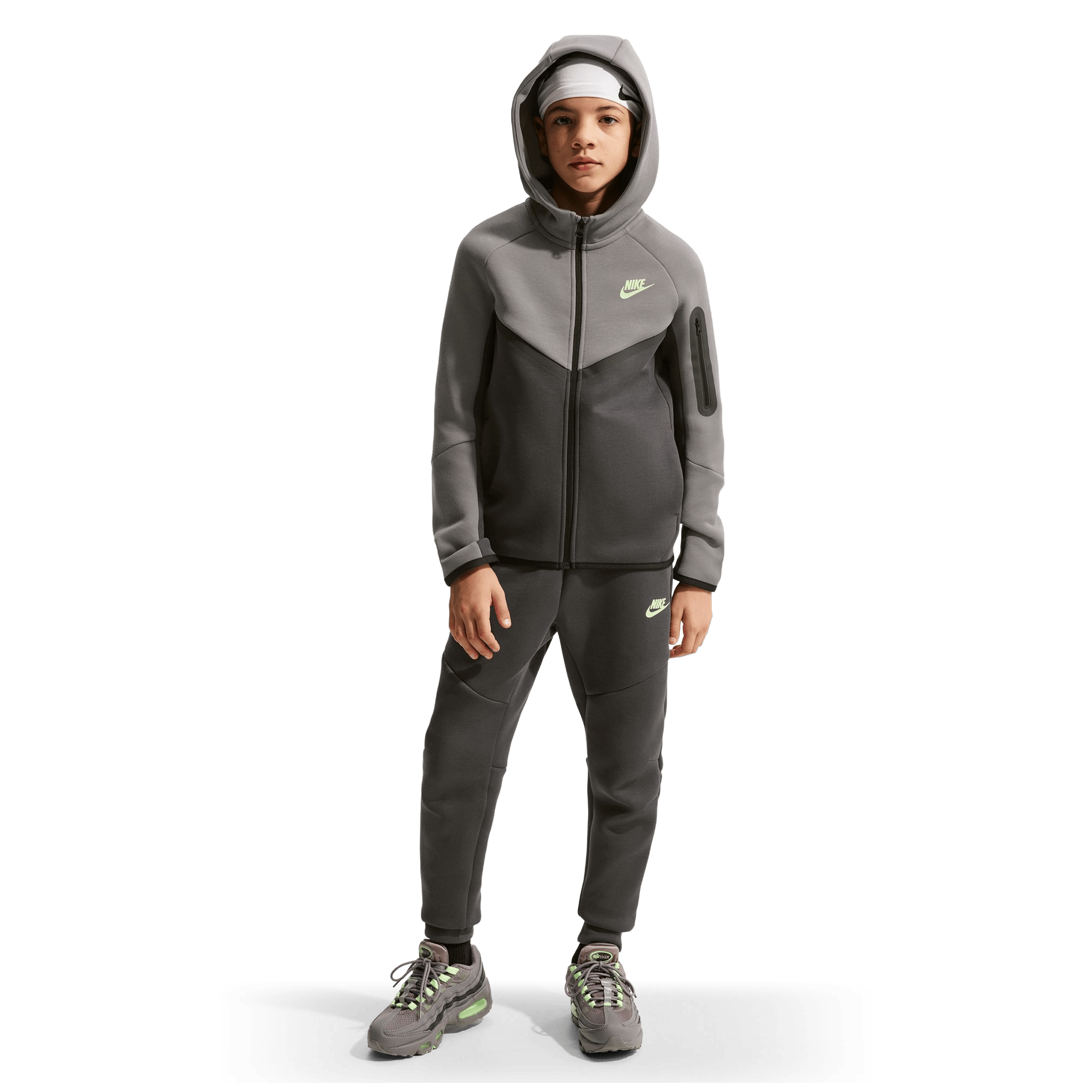 Nike Kids Sportswear Tech Fleece Full-Zip Hoodie Pencil Point
