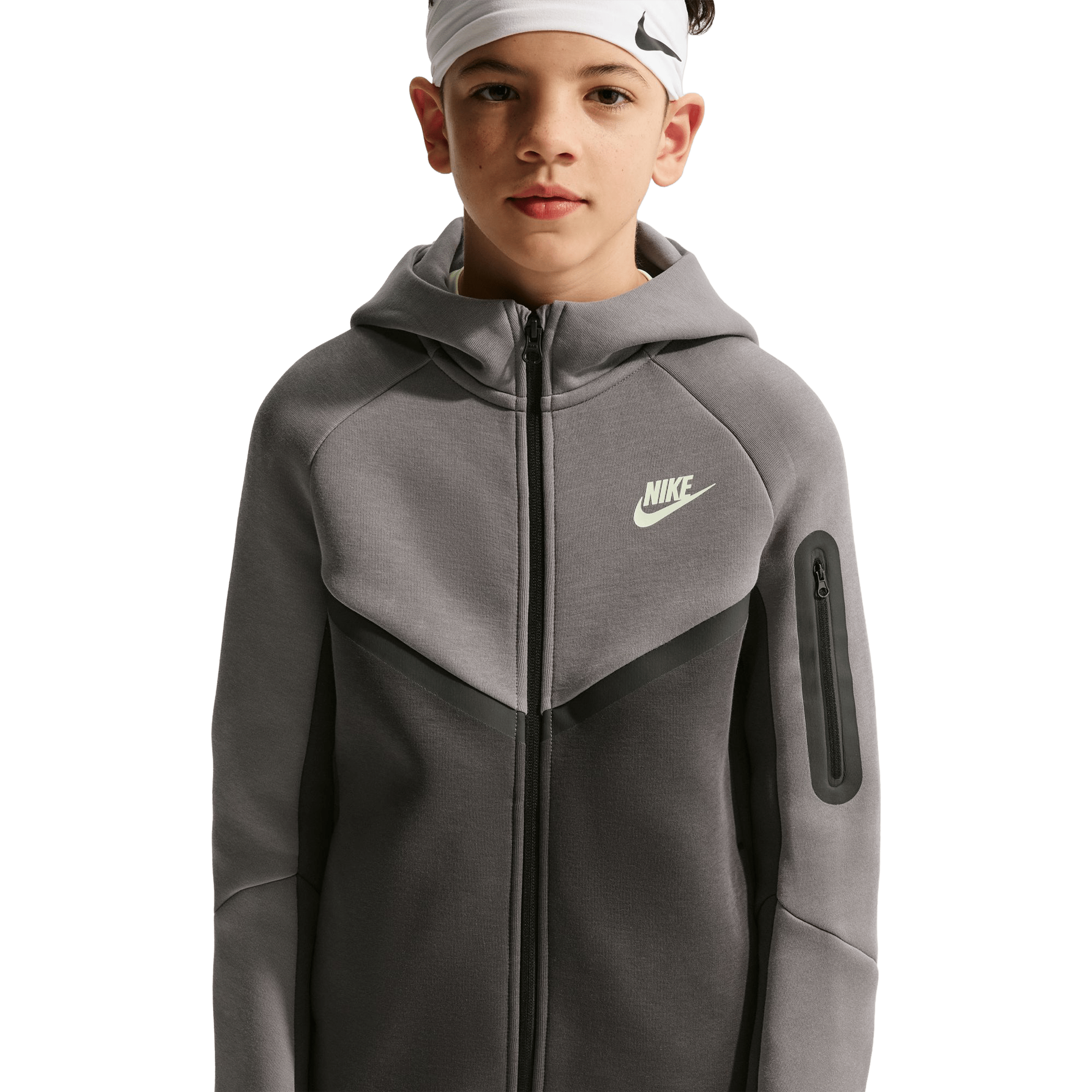 Nike Kids Sportswear Tech Fleece Full-Zip Hoodie Pencil Point
