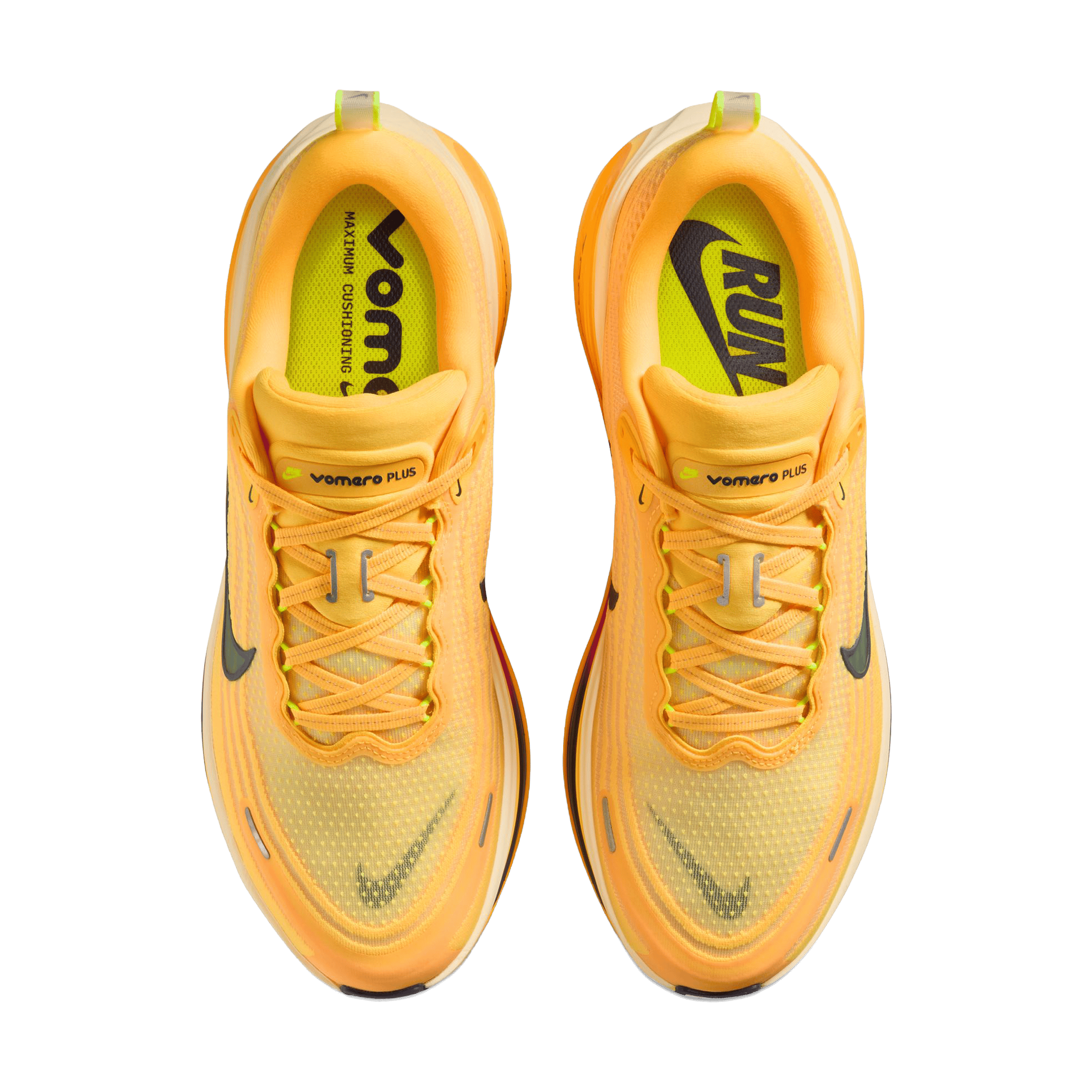 Nike Mens Vomero Plus Running Shoes Citron Pulse/Blue Void