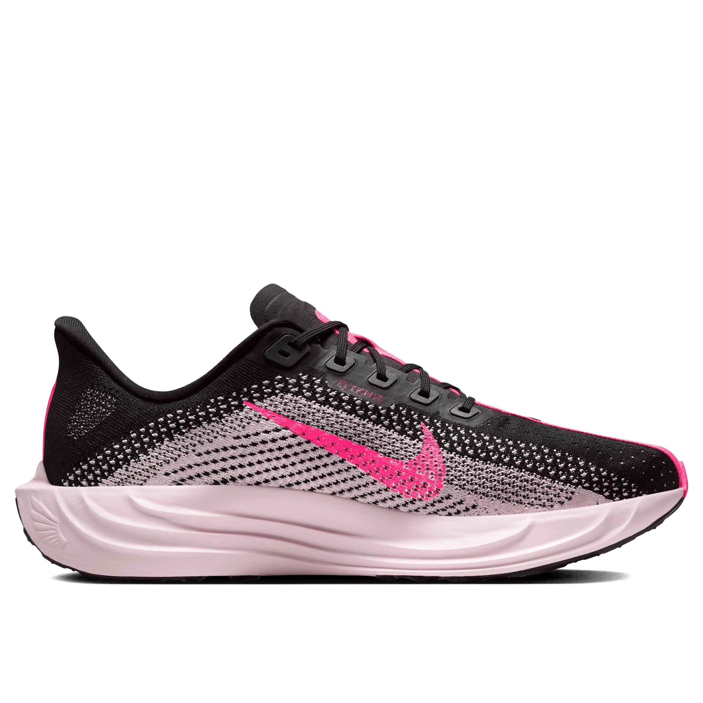 Nike Mens Pegasus Plus Running Shoes Black/Hyper Pink-Pink Foam
