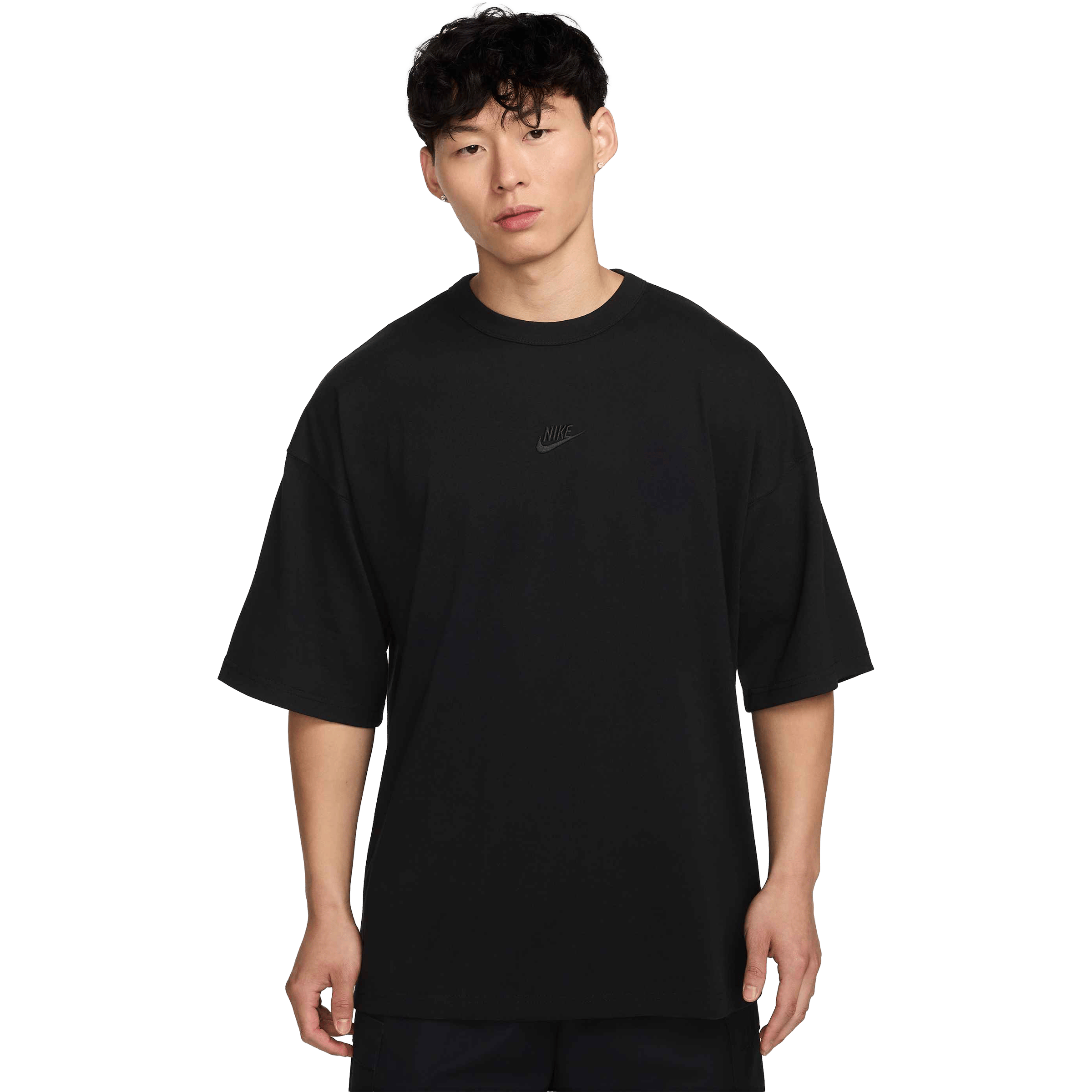 Nike Mens Sportswear Essentials Oversized Tee Black | Sports Direct ...