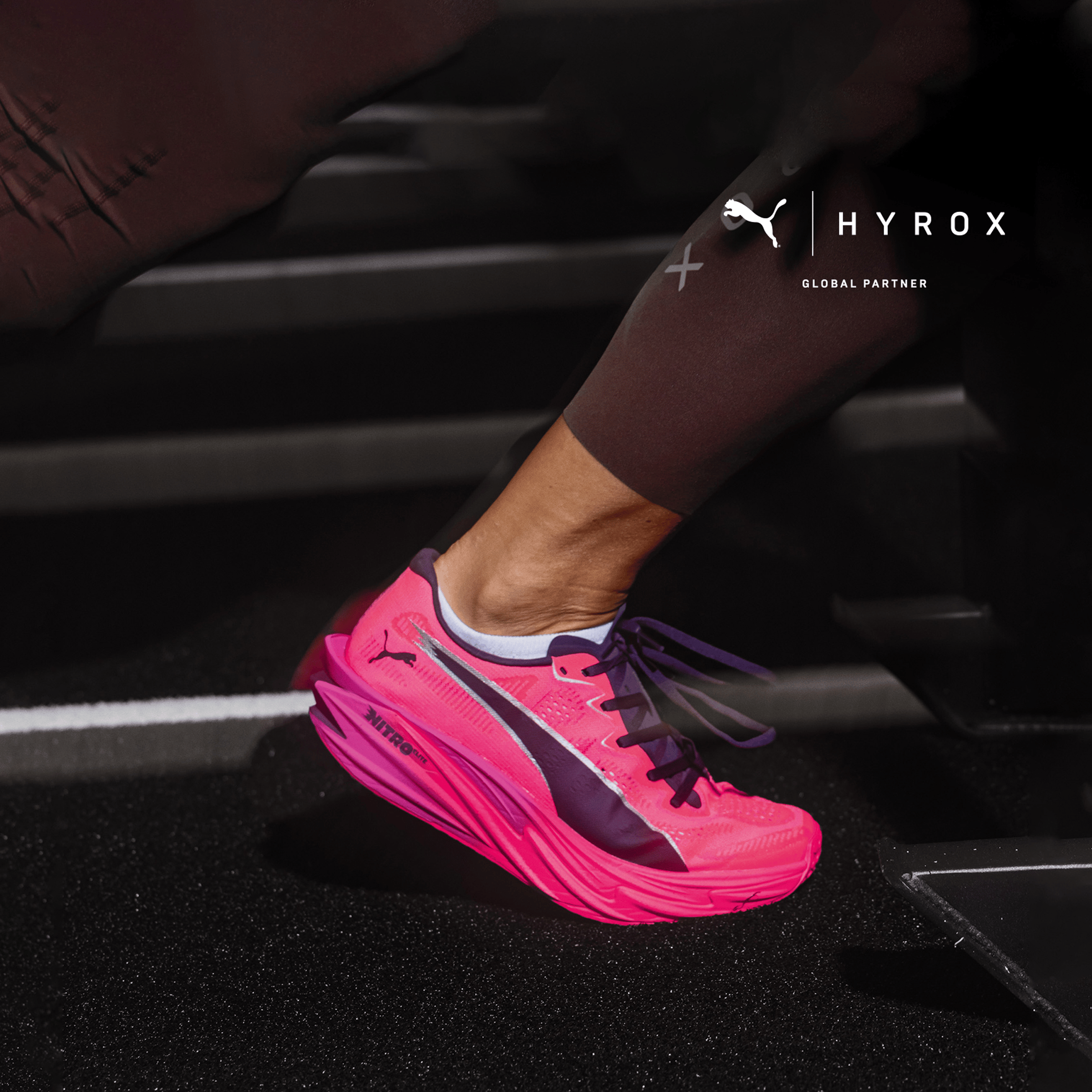 Womens Puma Deviate Nitro 4 Elite x Hyrox Running Shoes