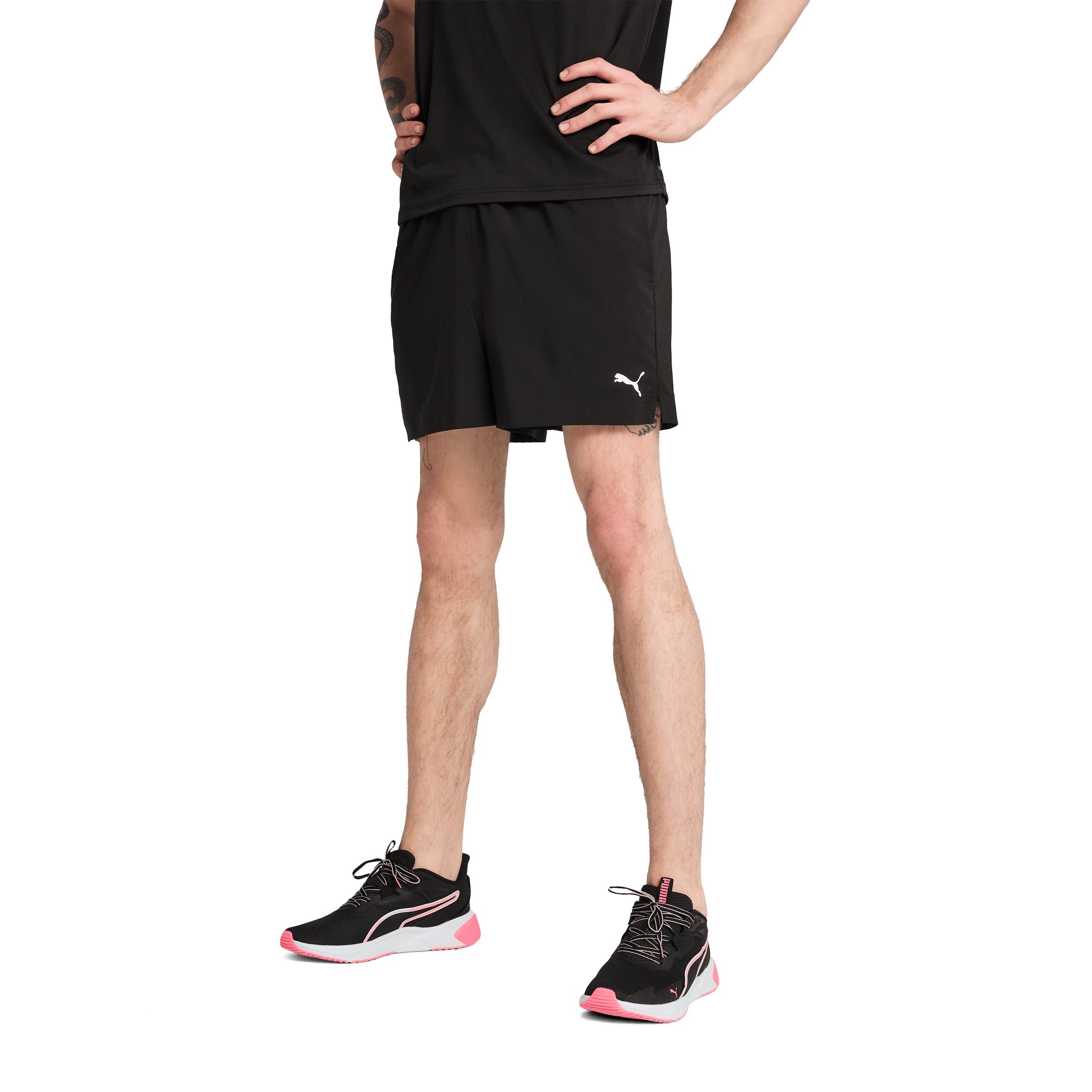 Mens Puma Essentials (5") Woven Train-all-Day Shorts