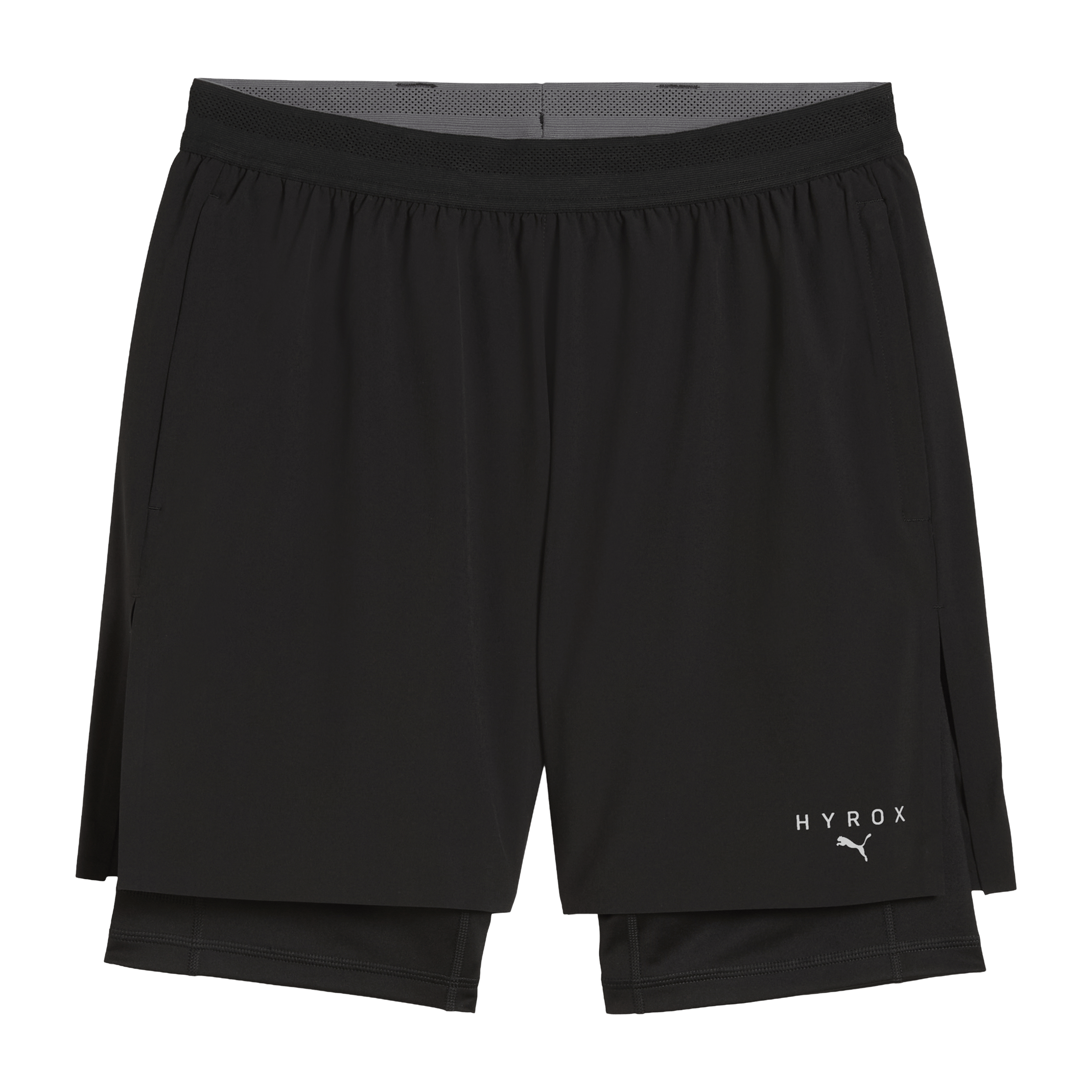 Mens Puma Puma x Hyrox 2in1 5" Training Shorts