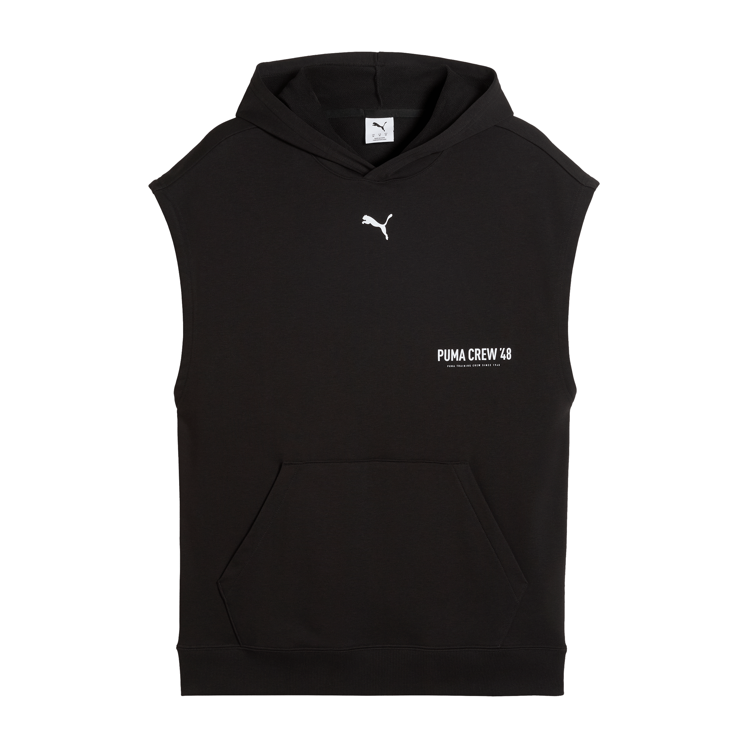 Mens Puma Graphic French Terry Sleeveless Hoodie