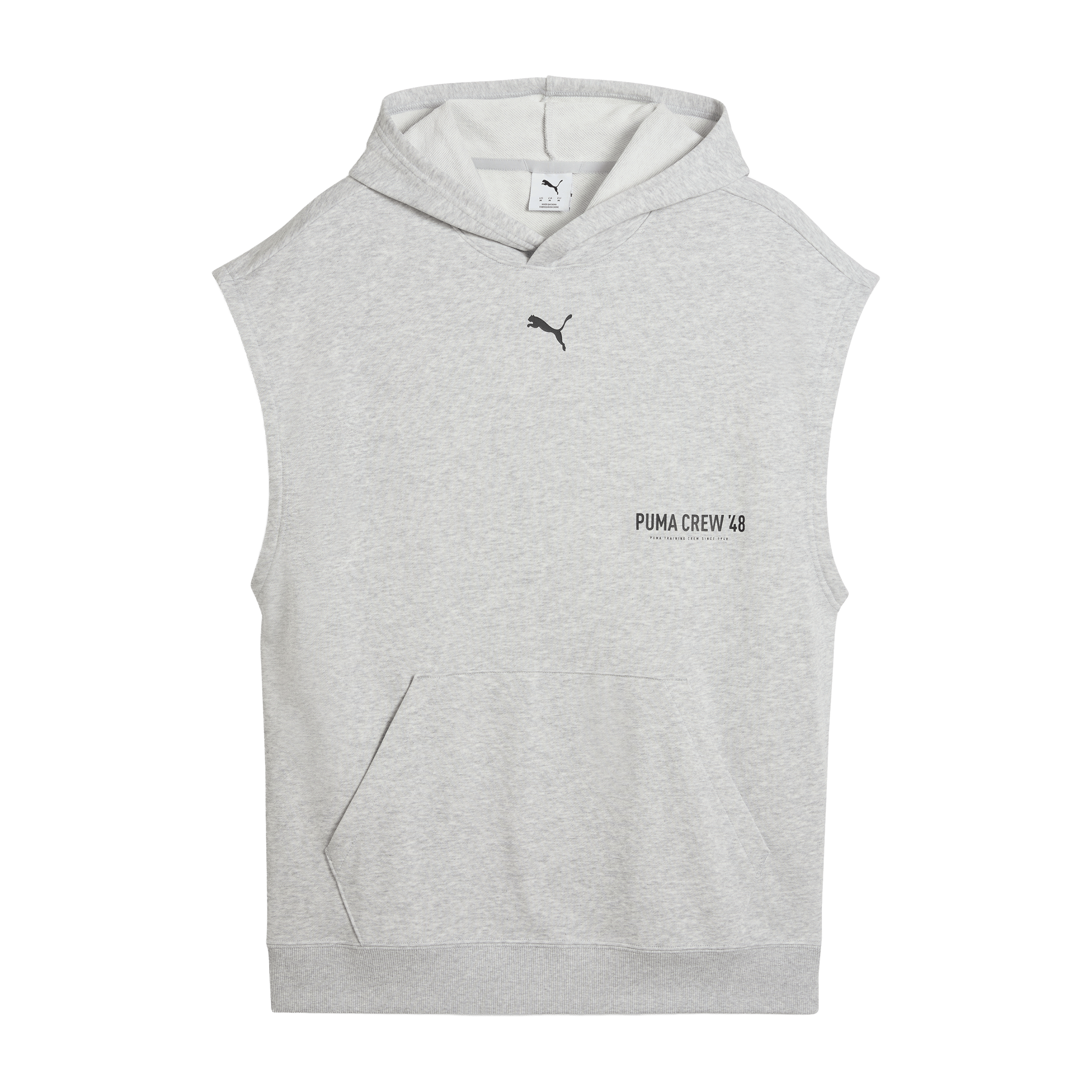 Mens Puma Graphic French Terry Sleeveless Hoodie