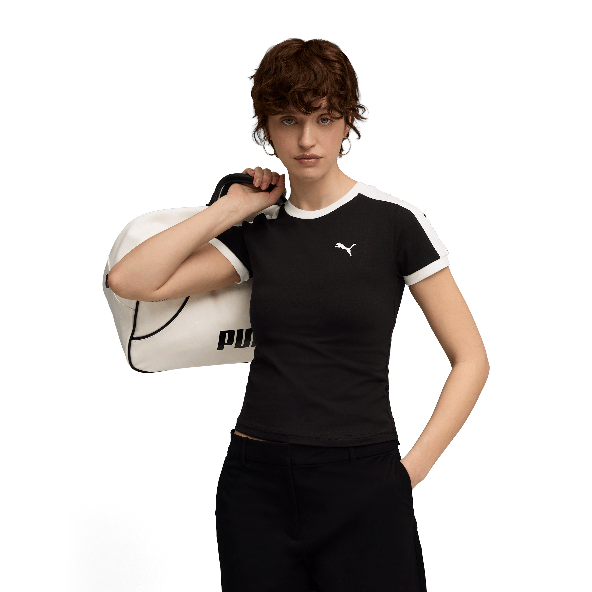 Womens Puma T7 Slim Tee