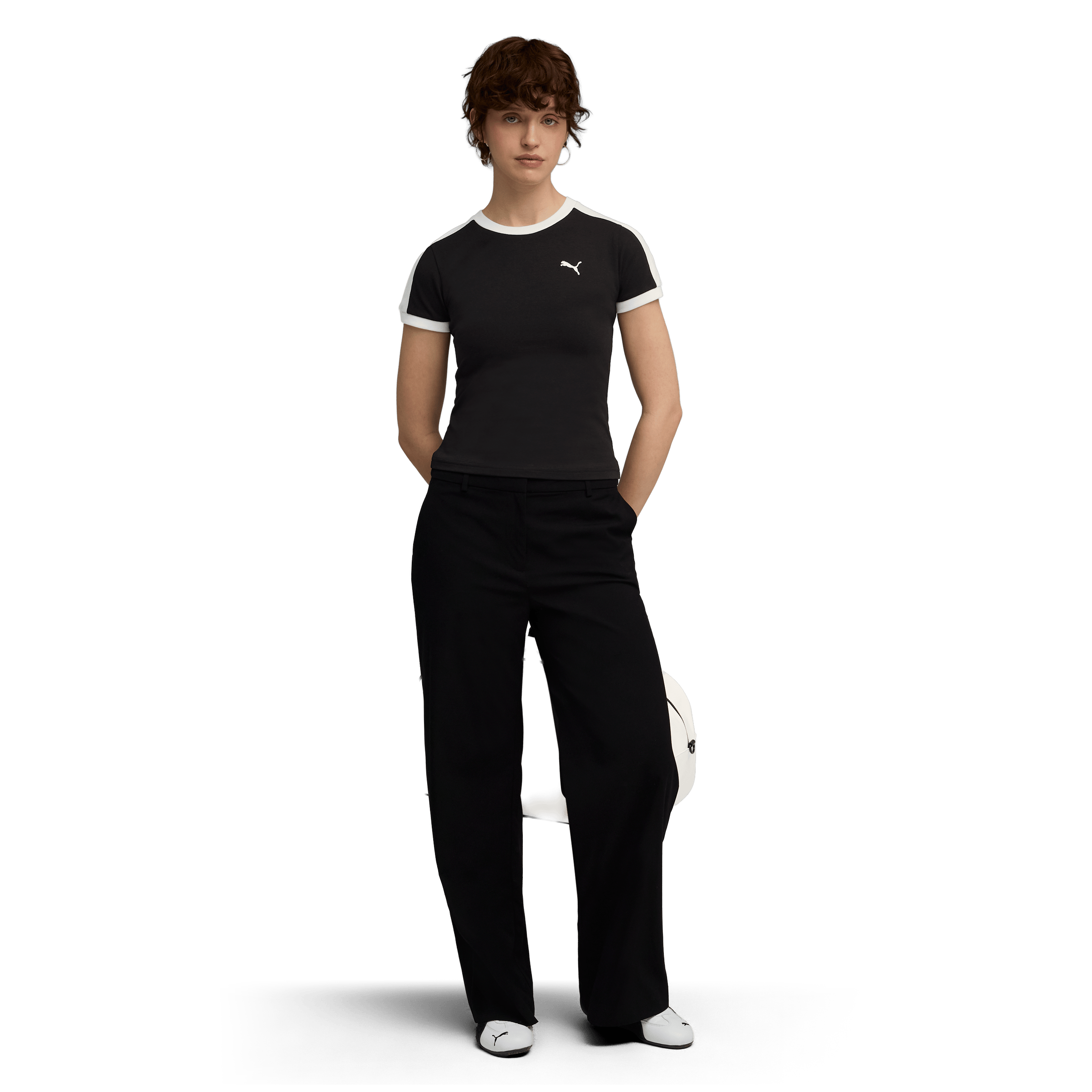 Womens Puma T7 Slim Tee