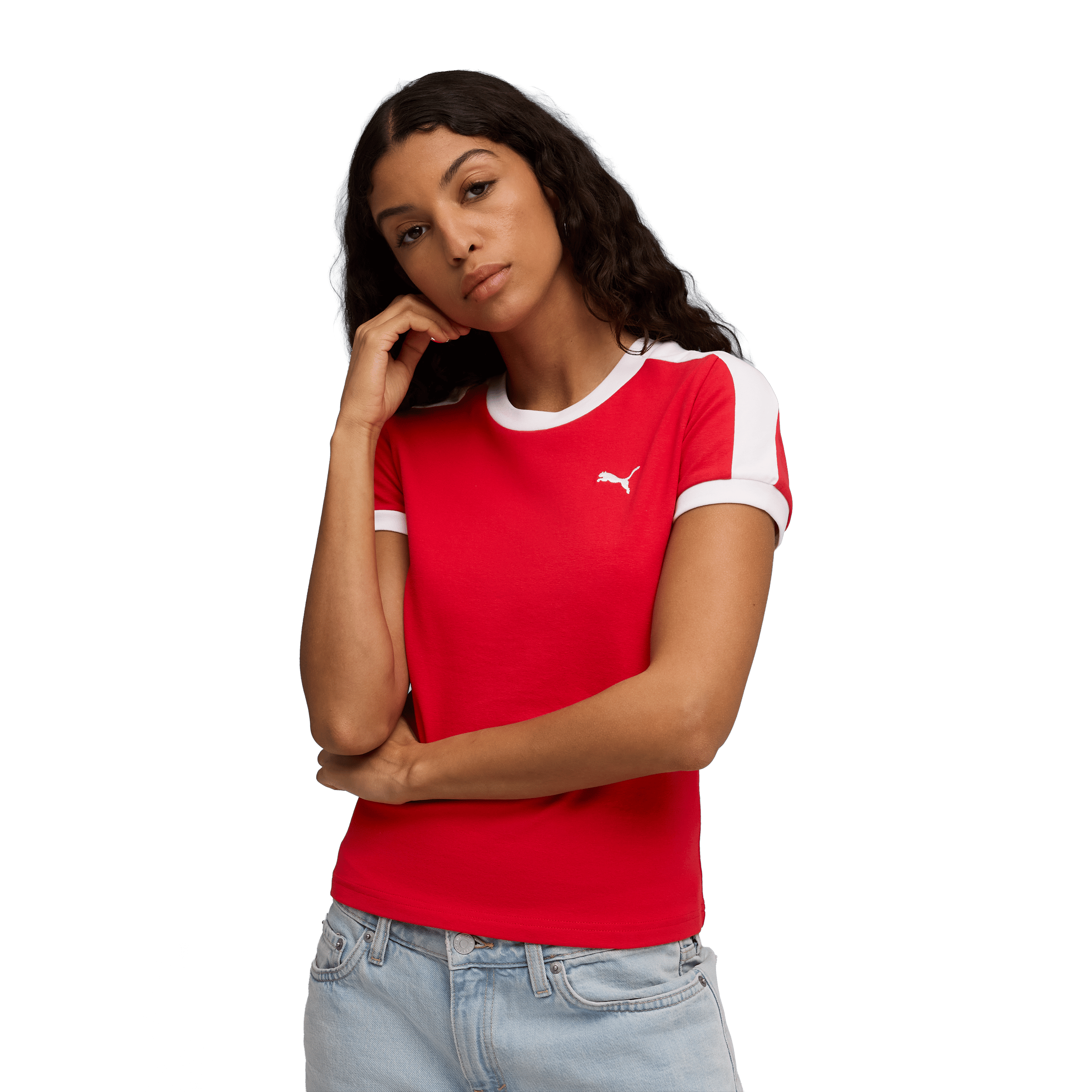 Womens Puma T7 Slim Tee