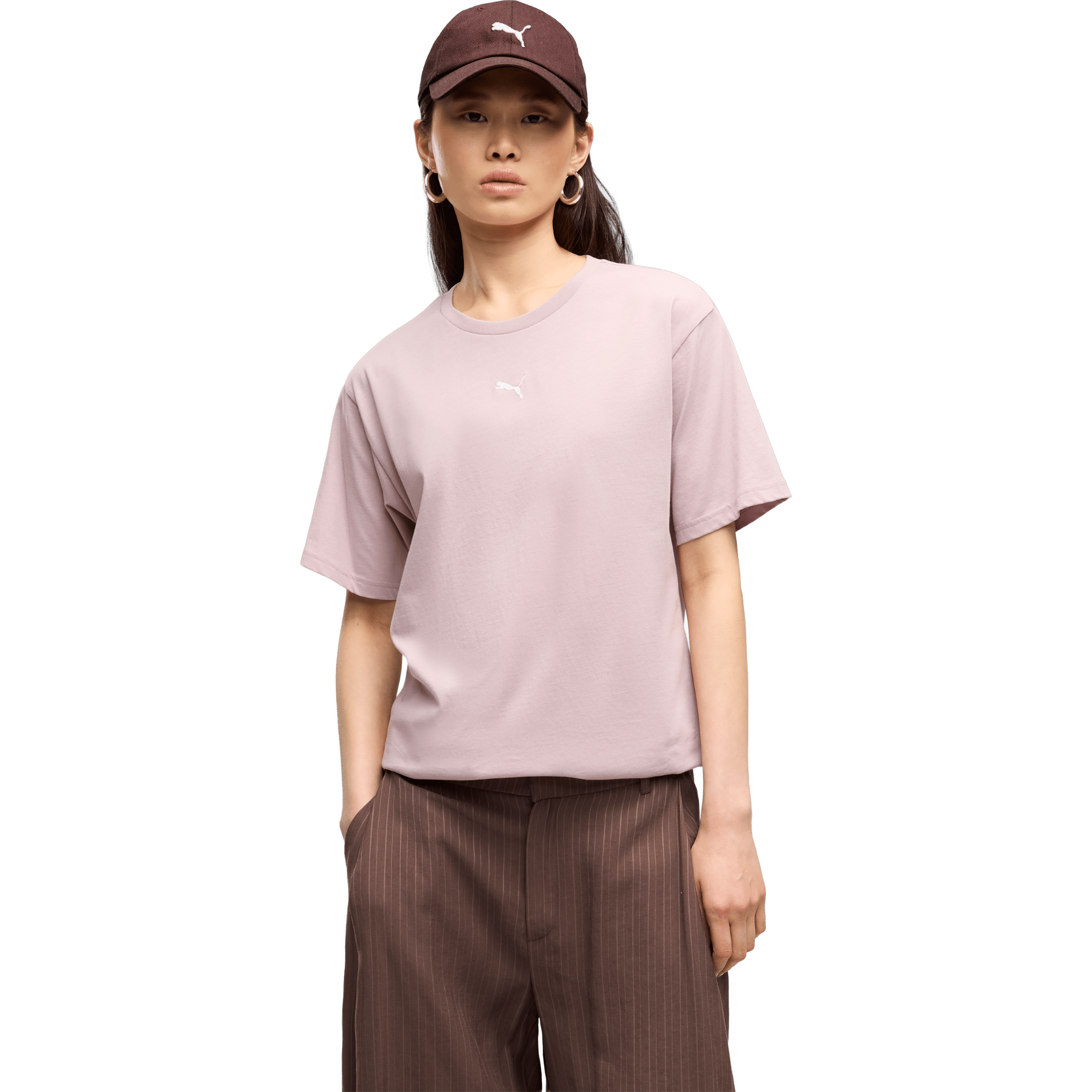 Womens Puma Essentials Relaxed Tee