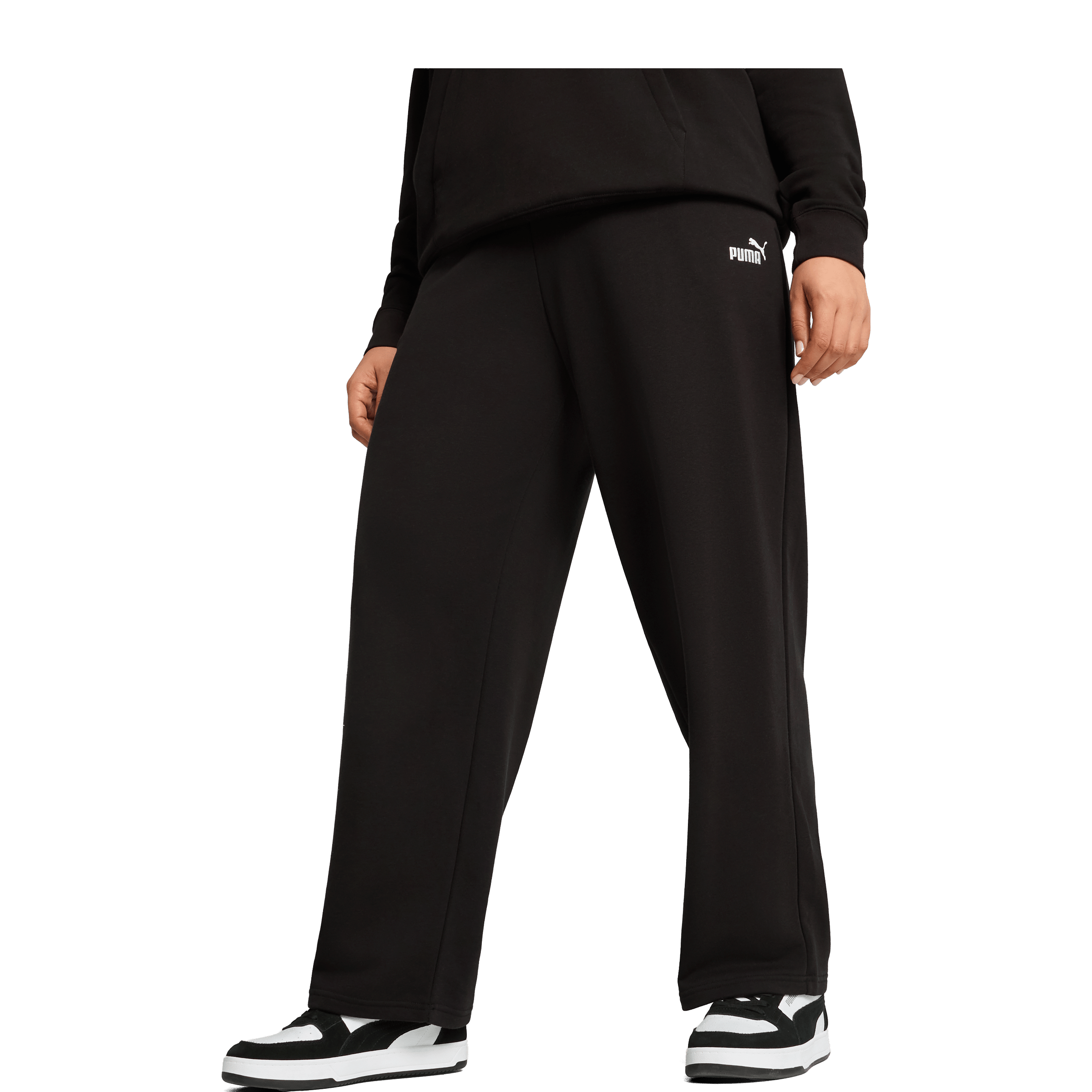 Womens Puma Essentials No. 1 Logo Comfort Straight Pants