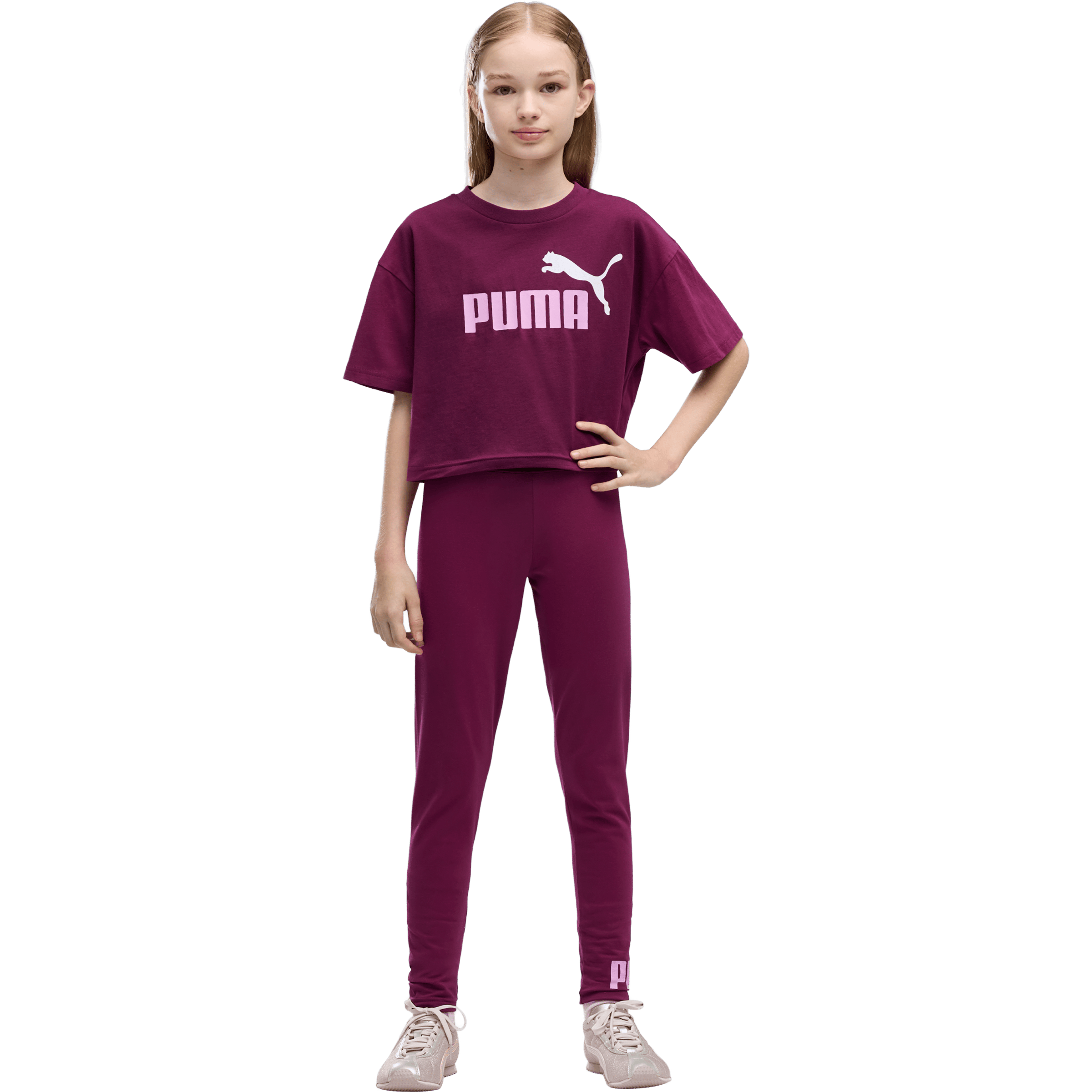 Kids Puma Essentials 2 Color No.1 Logo Tee