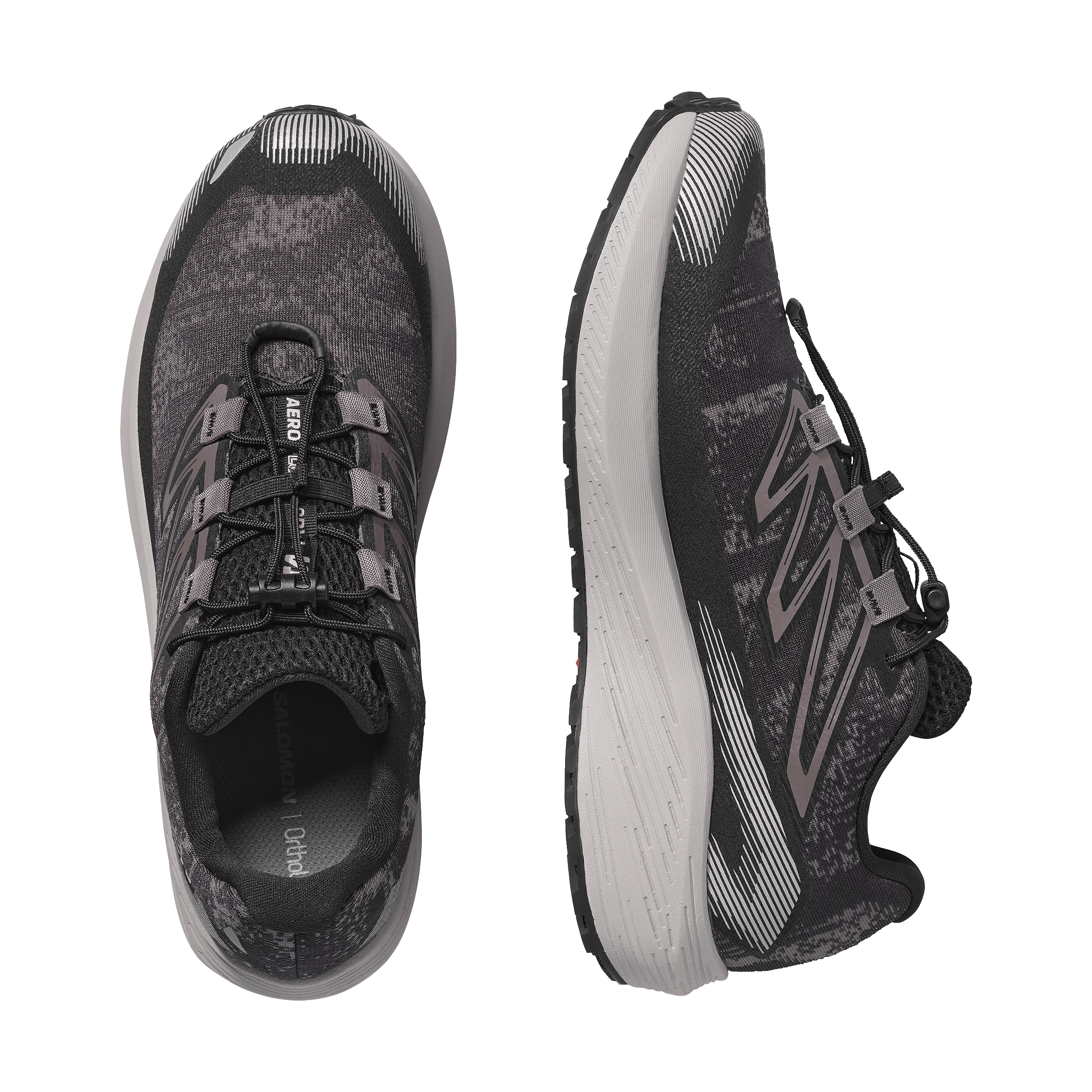Mens Salomon Aero Flow GRVL Running Shoes