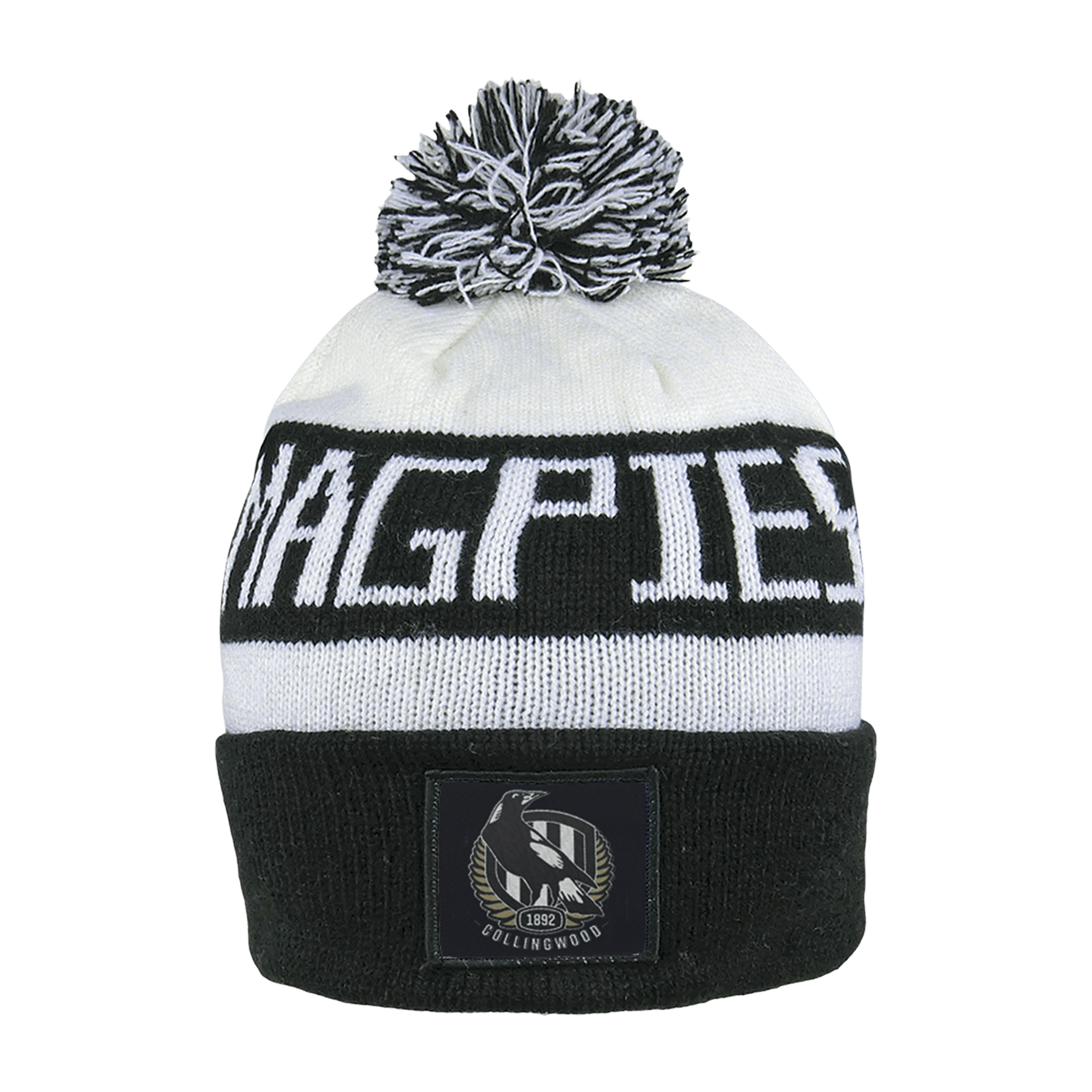 Sekem AFL Collingwood Magpies Football Club Bar Beanie