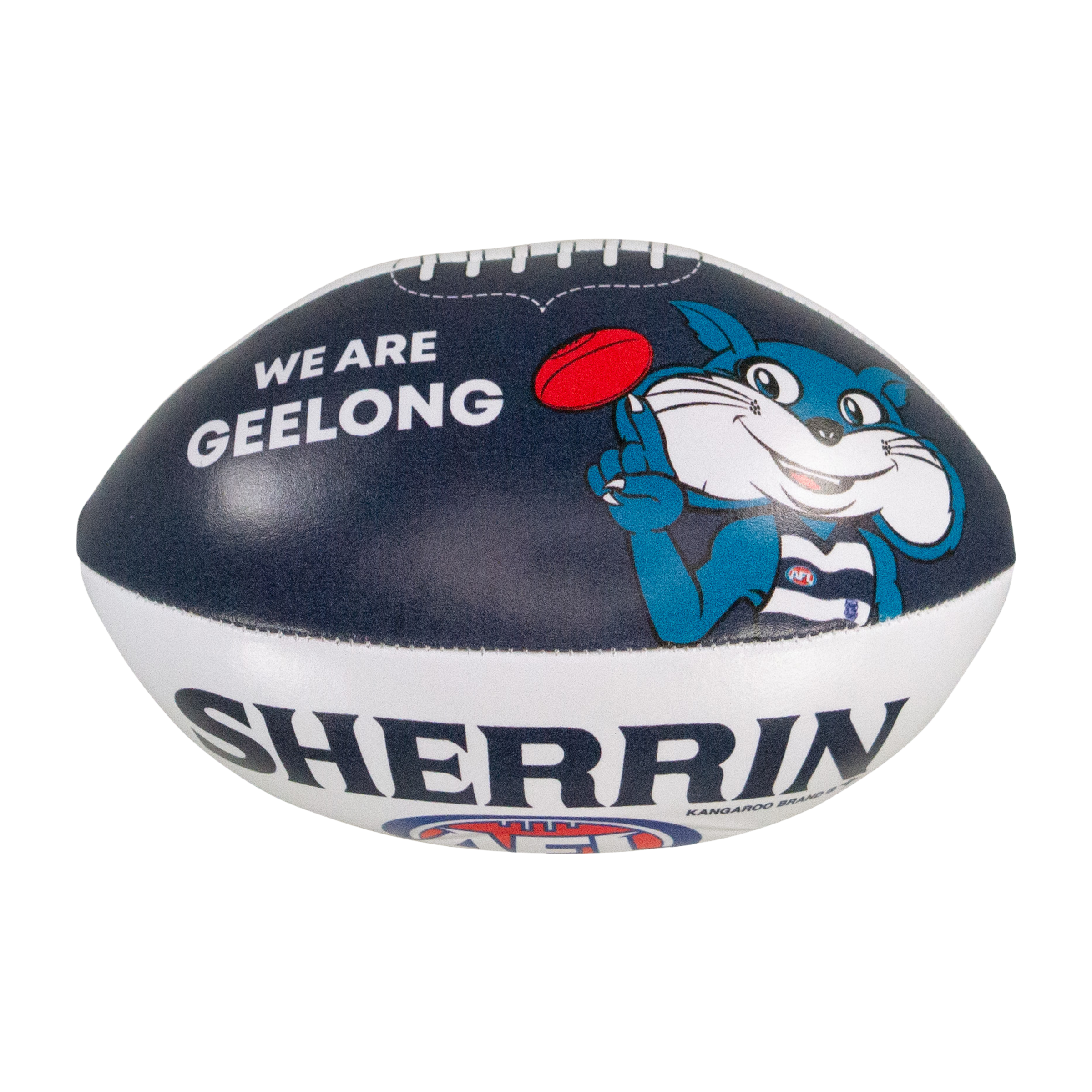 Sherrin AFL Team  (5-inch) Soft Footy Balls (Geelong Cats)
