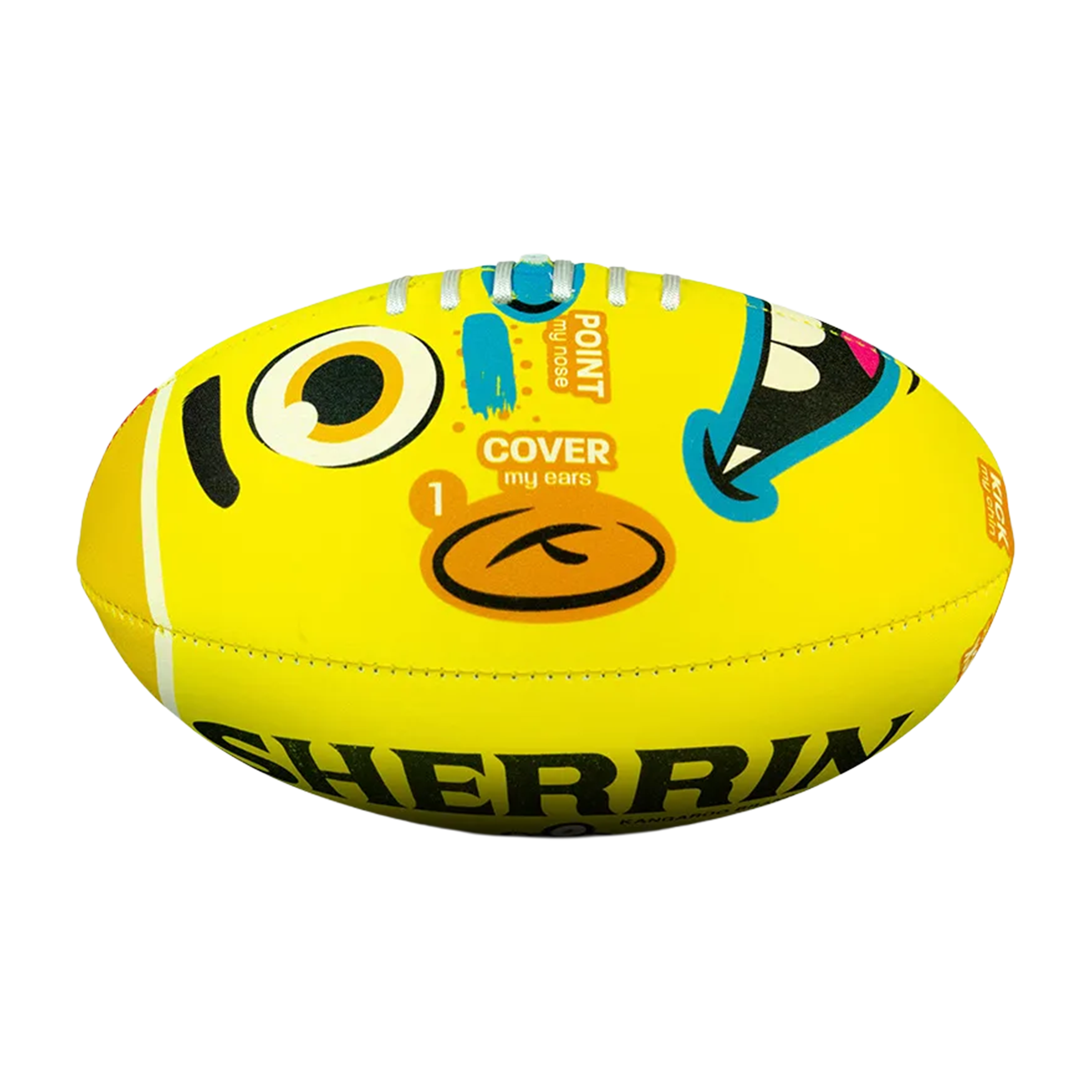 Sherrin Aussie Rules (Size 2) Face Footy Ball