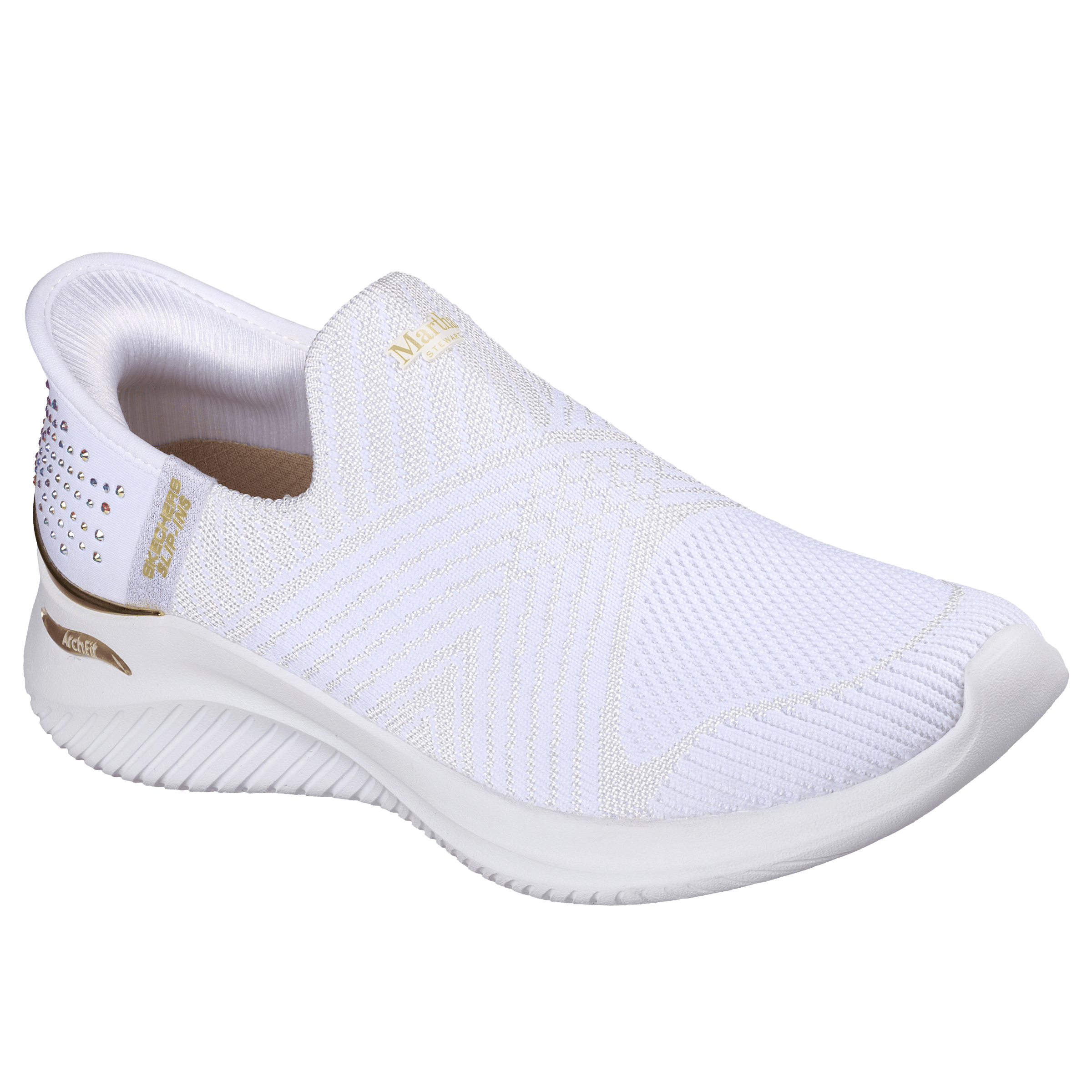 Womens Skechers Slip-ins Martha Stewart: Arch Fit Ultra Flex 3.0 - Brilliant Diamond Shoes