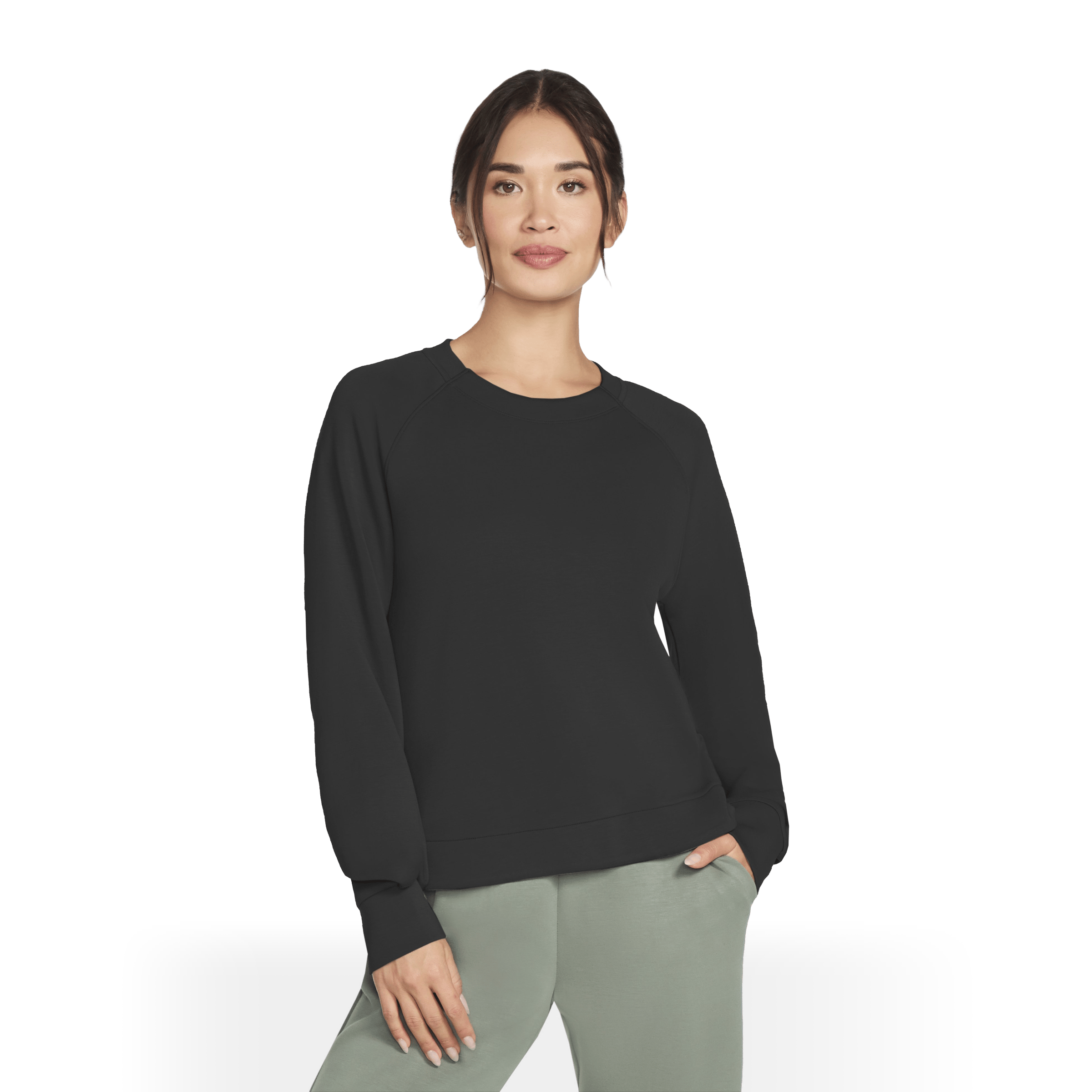 Womens Skechers SKECHLUXE Elevate Crewneck