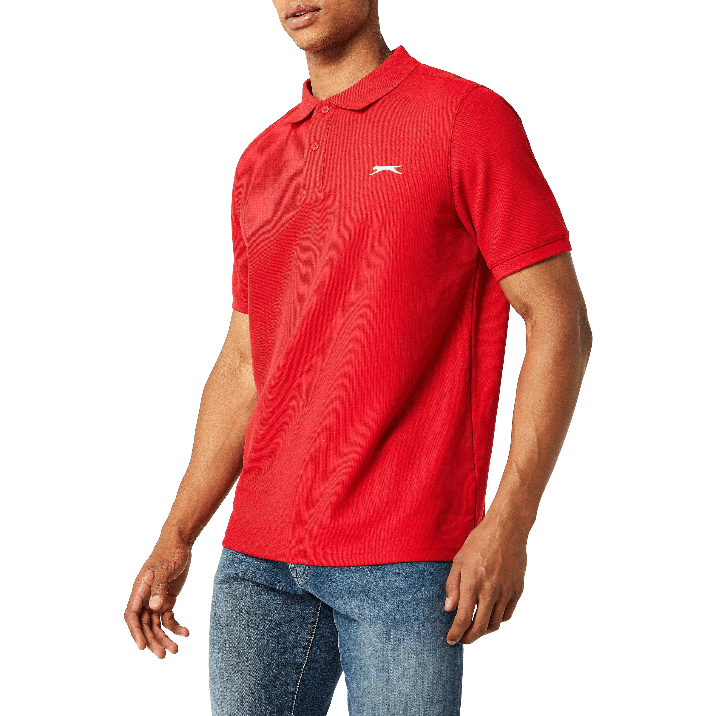 Mens Slazenger Plain Polo Shirt