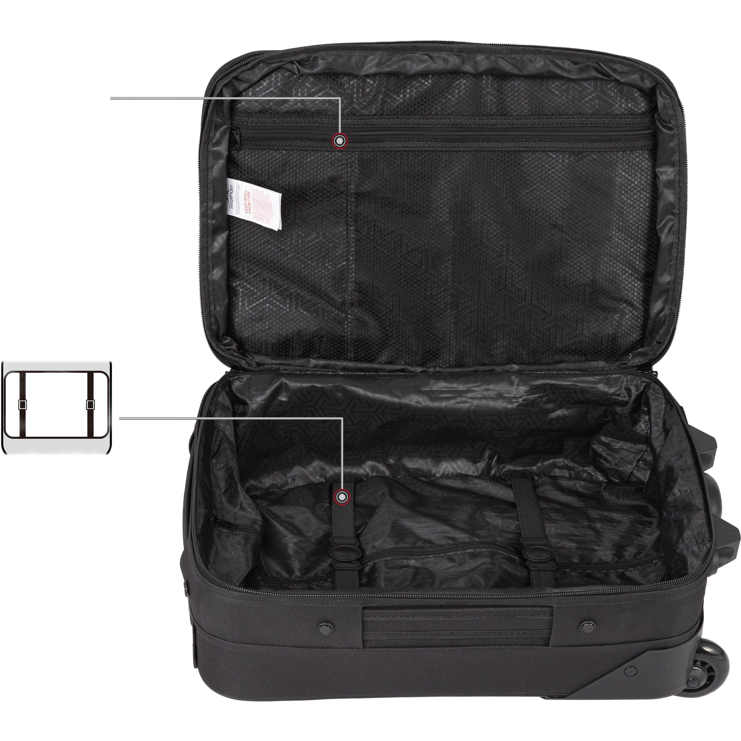 Slazenger Fabric Trolley Cases