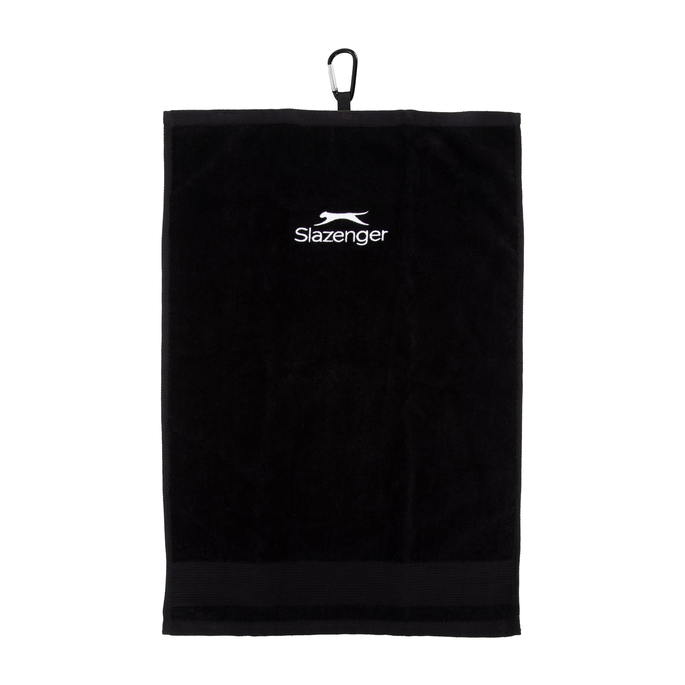 Slazenger Golf Towel with Carabiner Clip