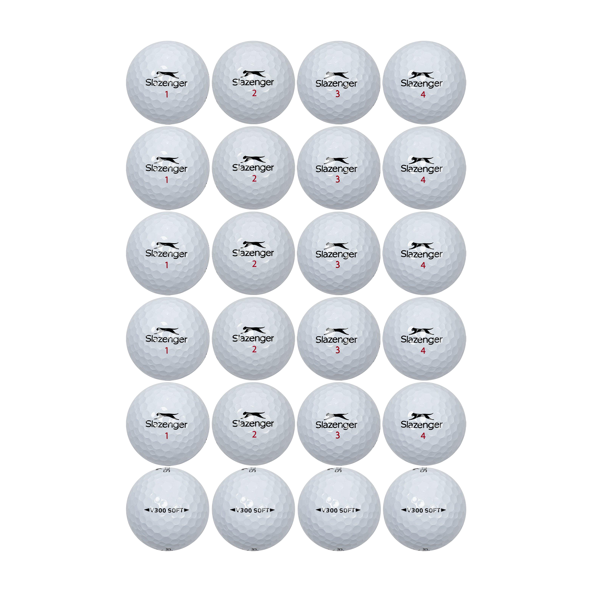 Slazenger V300 Soft (24pk) Golf Balls