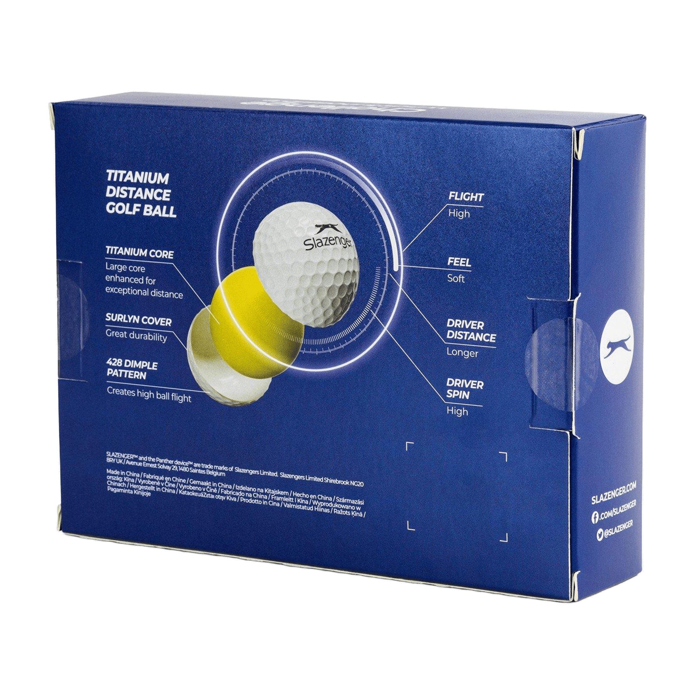 Slazenger V100 Distance (12pk) Golf Balls