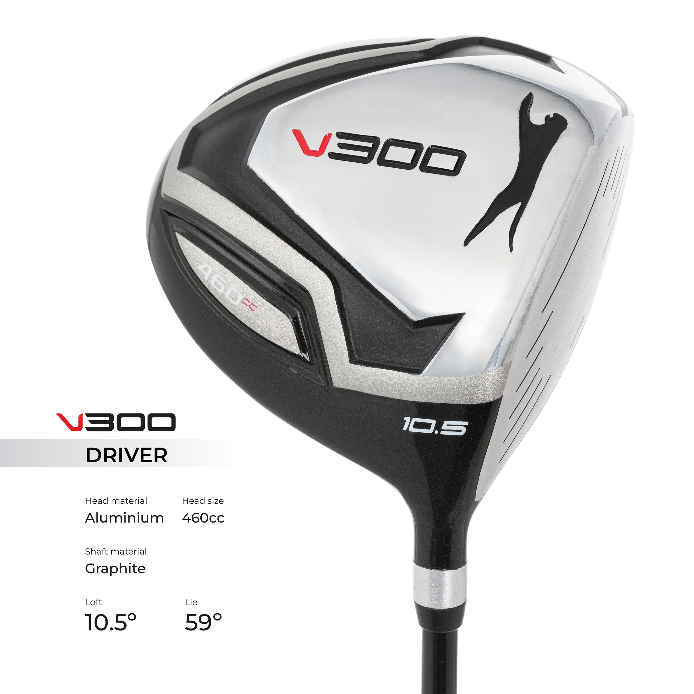 Slazenger V300 (R/H) Golf Set with Stand Bag