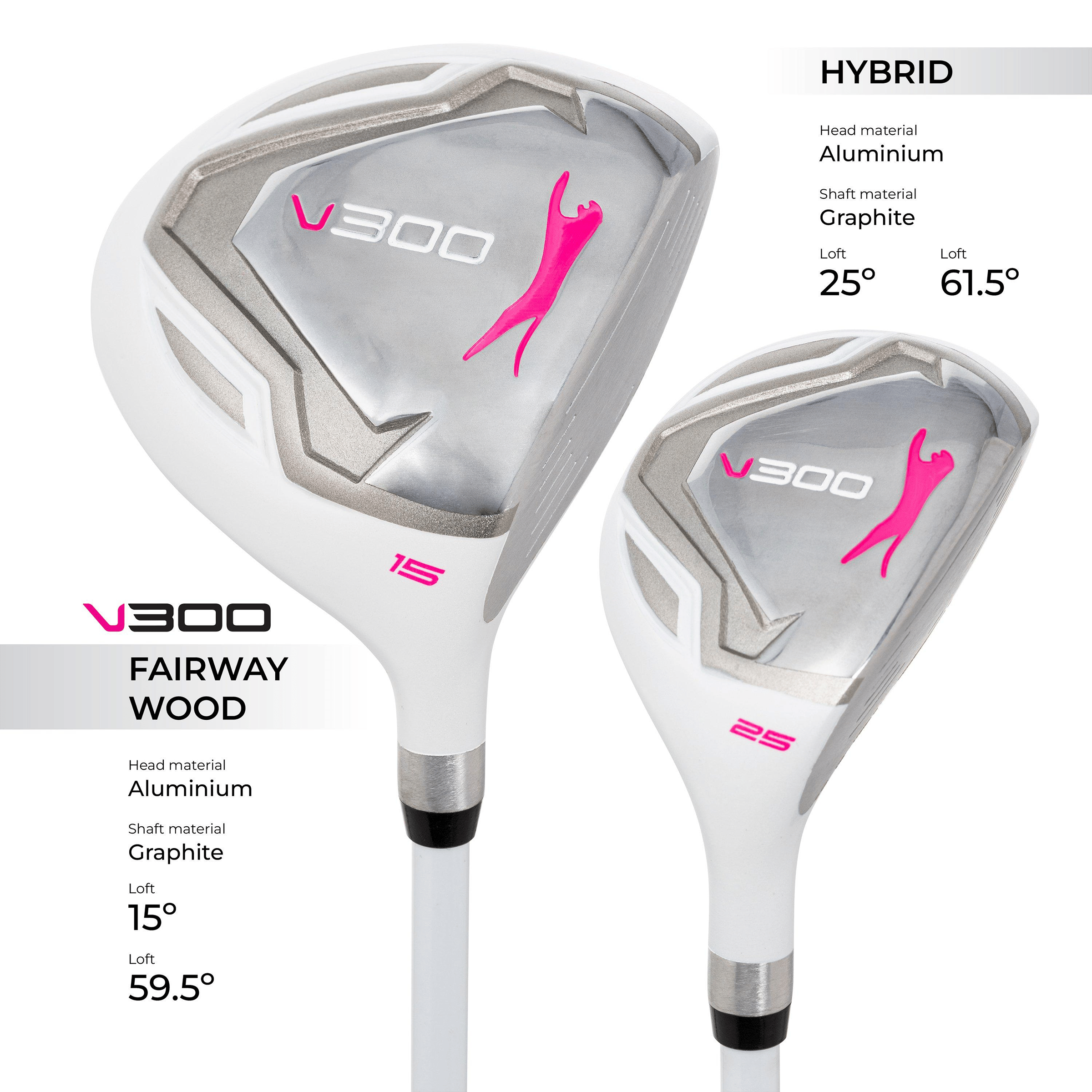 Slazenger V300 (R/H) Golf Set with Stand Bag