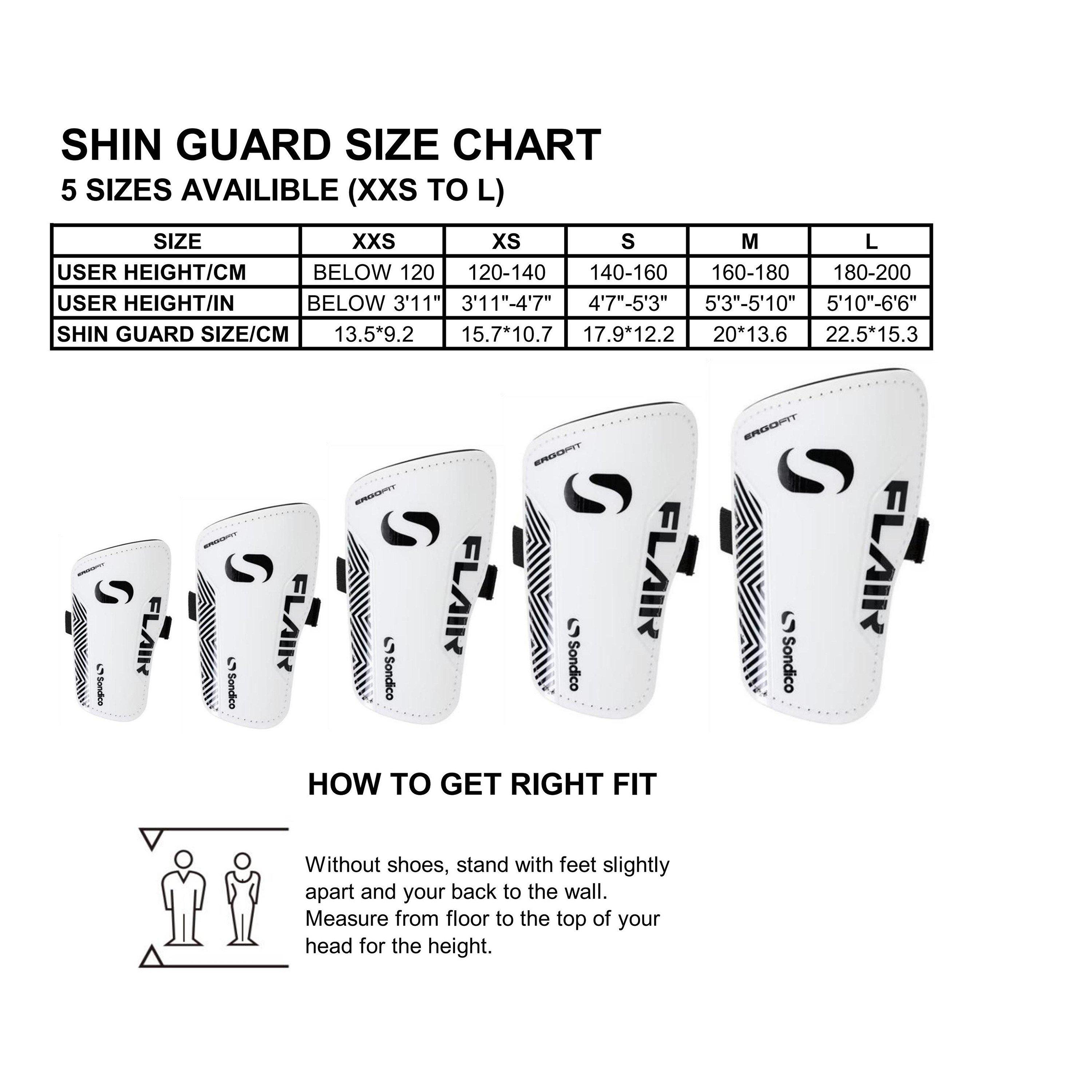 Sondico Flair Slip Shin Guard