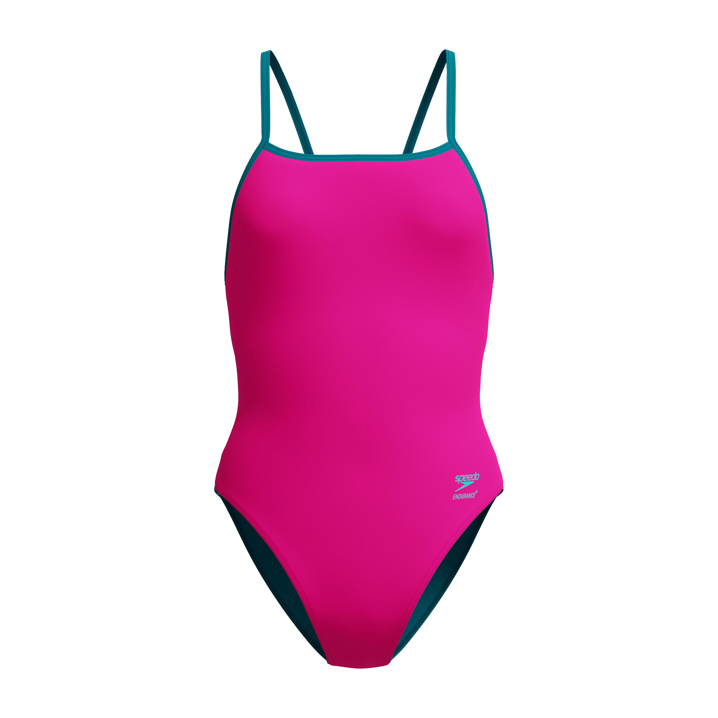 Womens Speedo Solid Tri Back One-Piece Swimsuits 