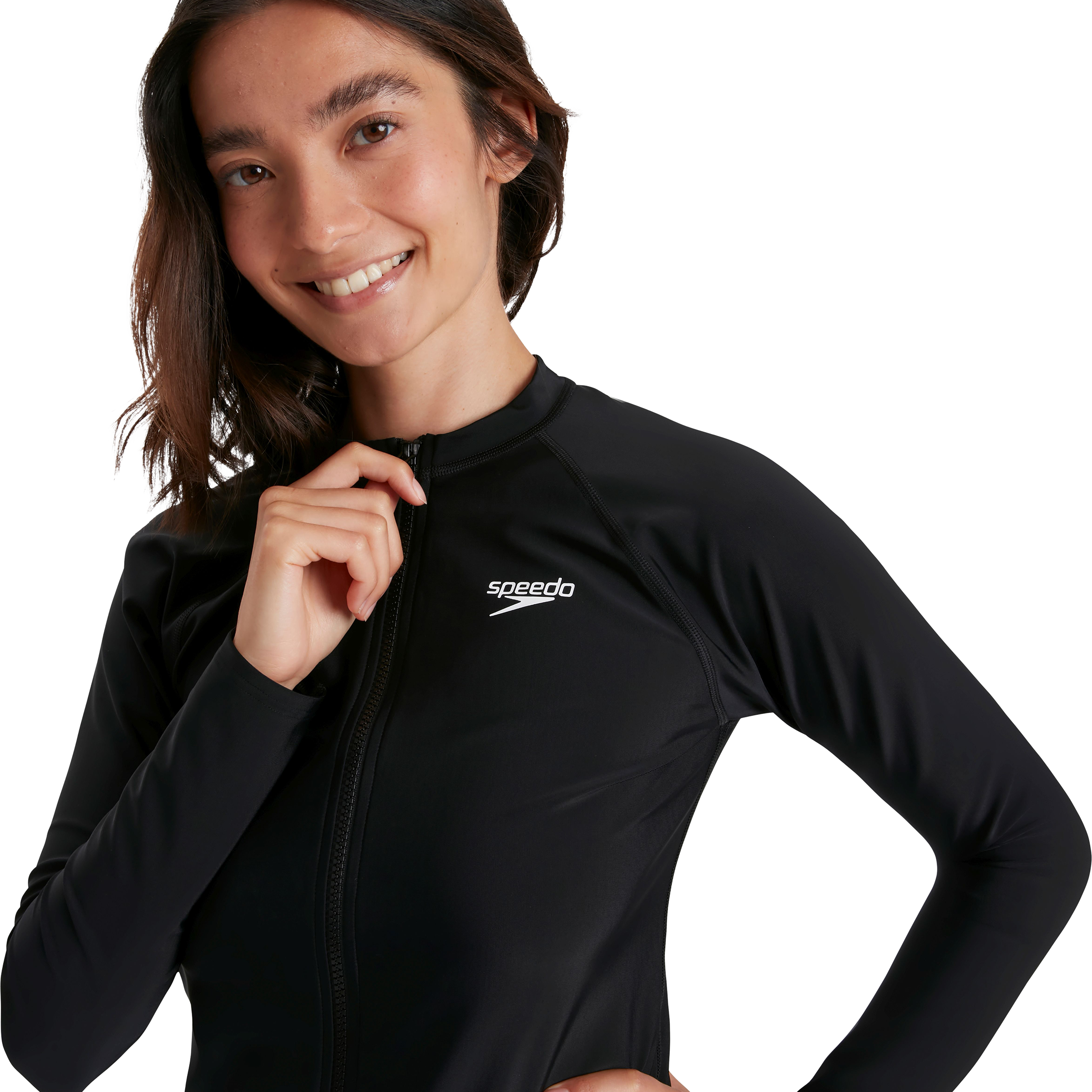 Speedo Zip (Long Sleeve) Rash Top