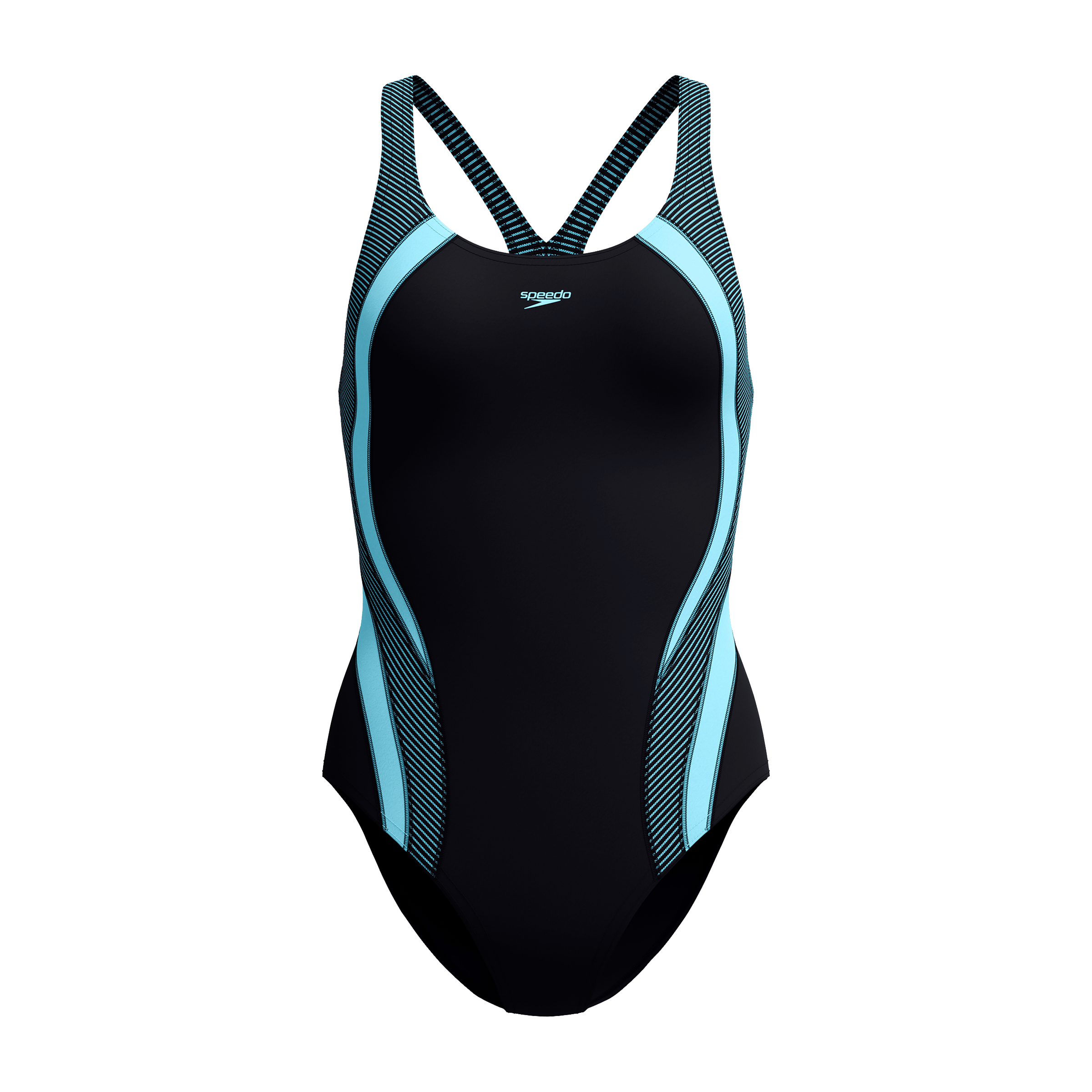 Womens Speedo Quantum Rib Splice Swimsuit