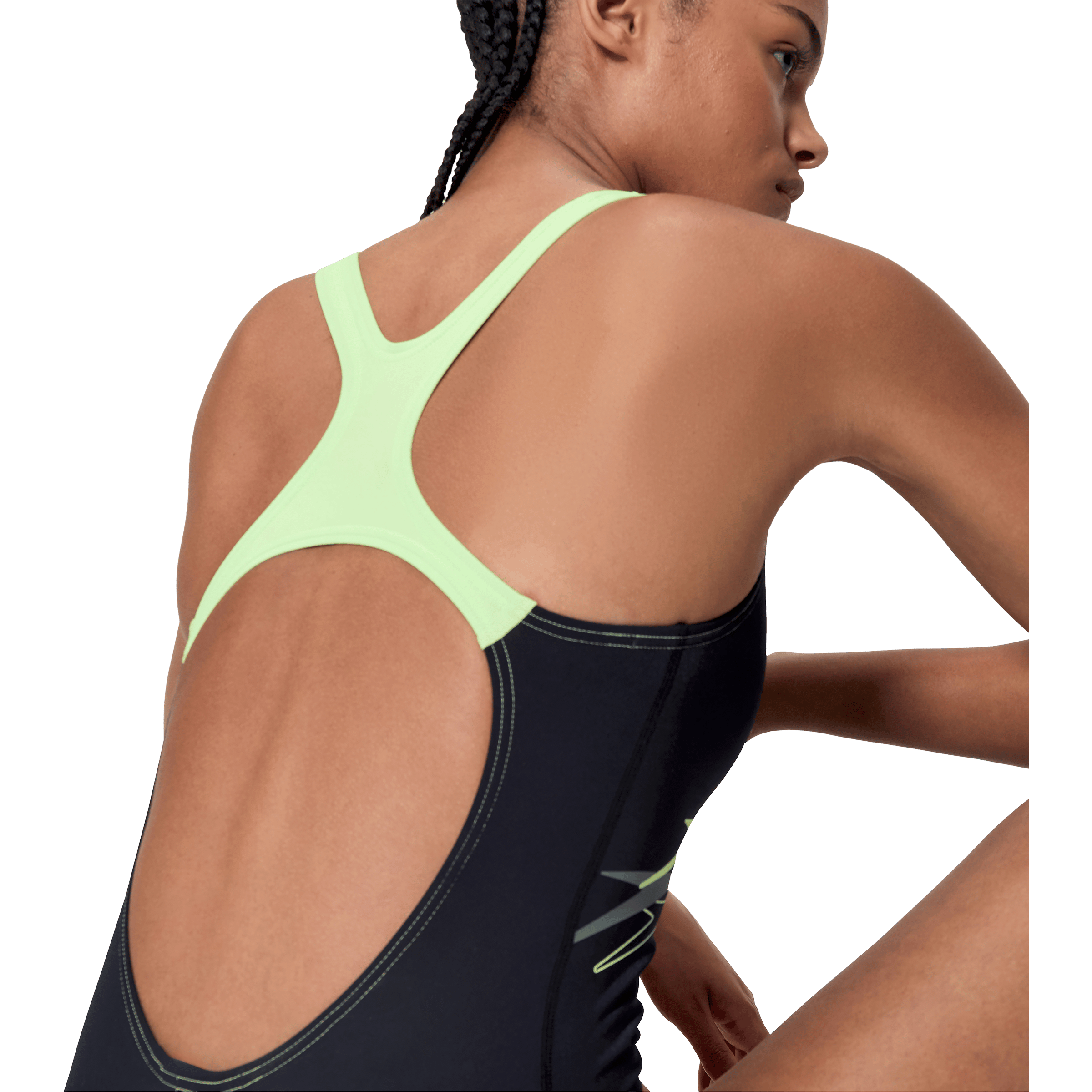 Womens Speedo Medley Logo Medalist Swimsuit