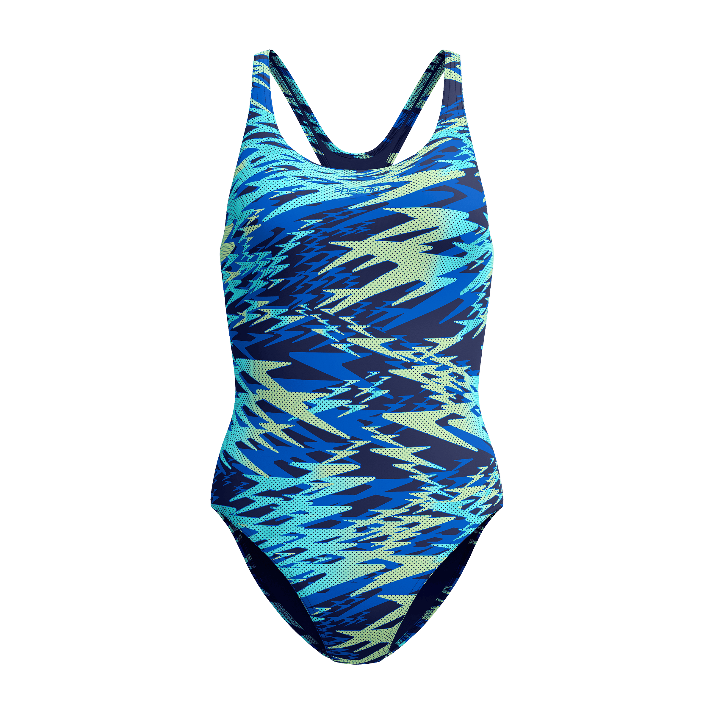 Womens Speedo HyberBoom Allover Medalist Swimsuit