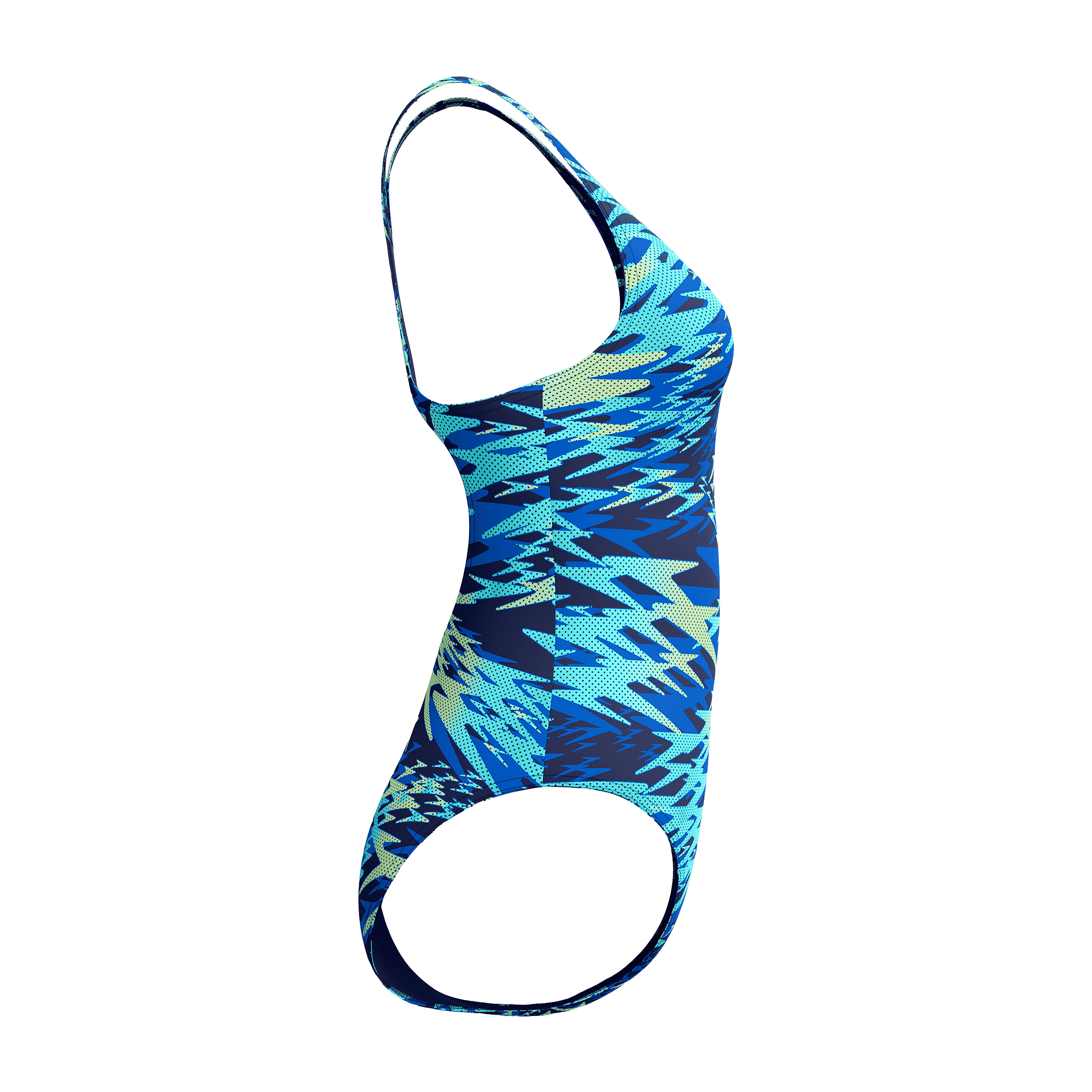 Womens Speedo HyberBoom Allover Medalist Swimsuit