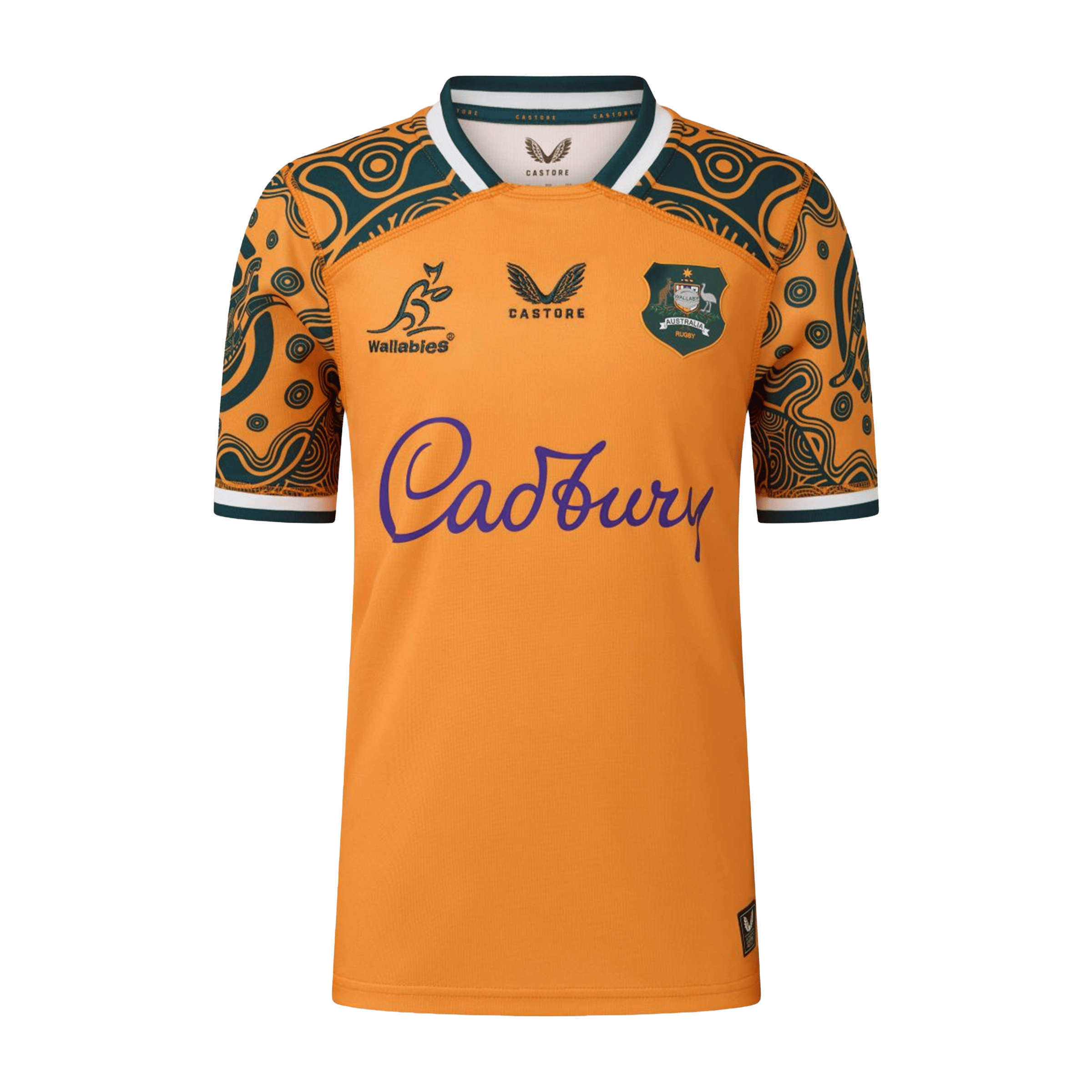 Mens Castore Wallabies 26' First Nation Replica Rugby Top