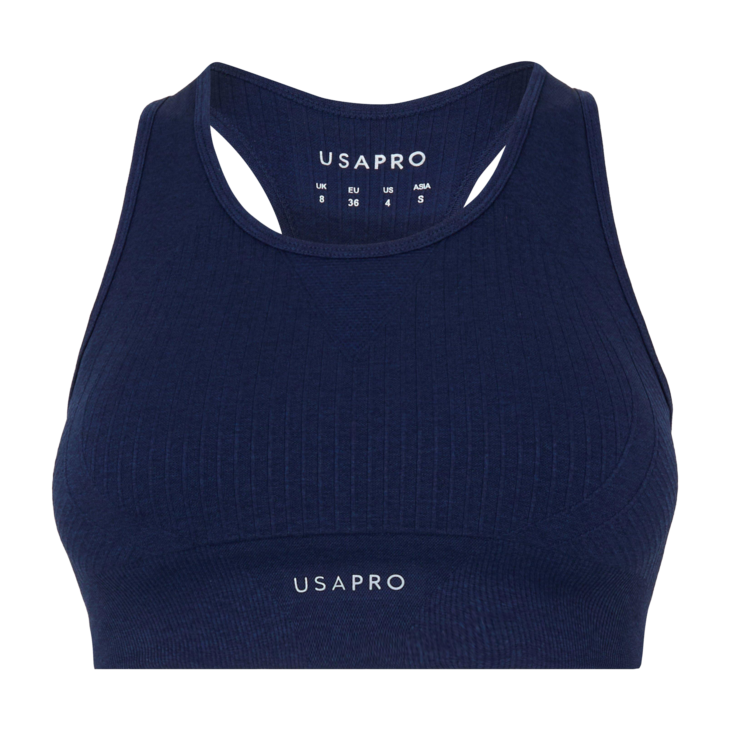USA Pro Seamless Crop Sports Bra
