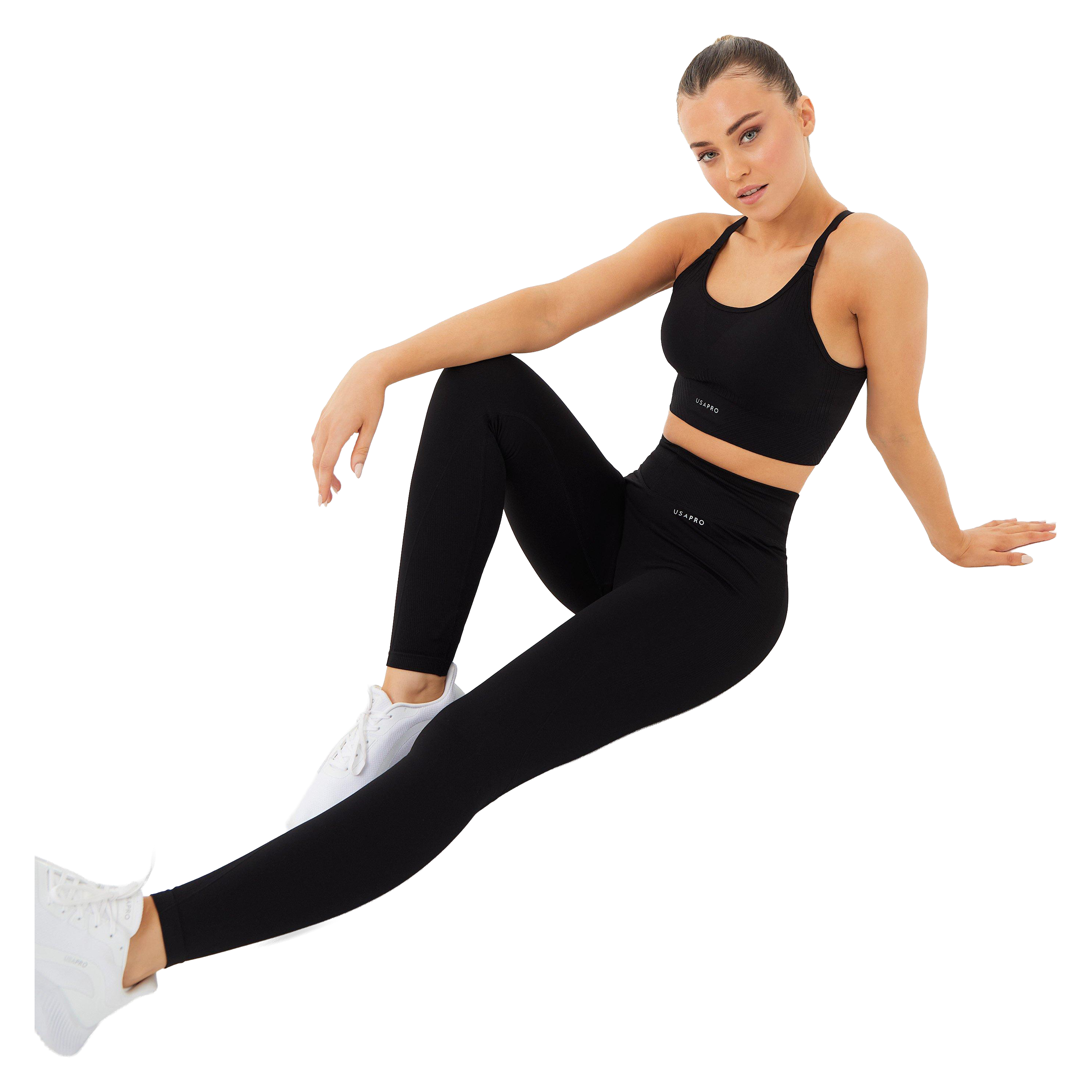 USA Pro Seamless Adjustable Sports Bra